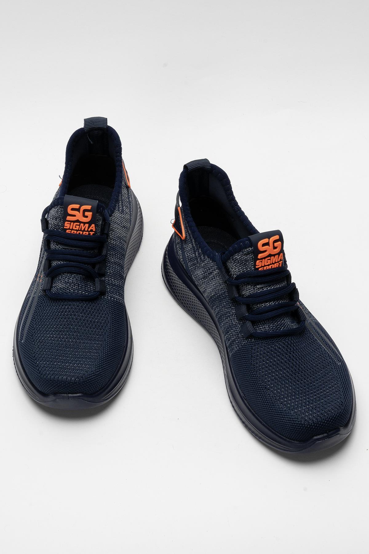 Erkek Triko Sneaker Rahat Hava Alabilen Kokusuz Spor Ayakkabı LACİ - Görsel 7