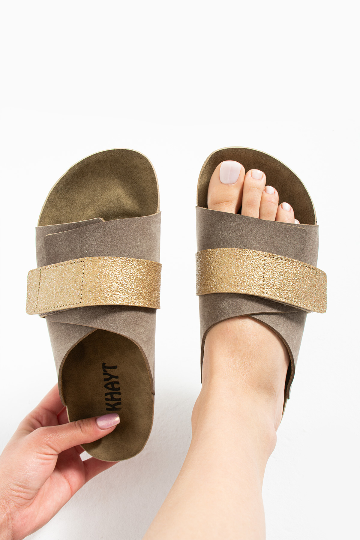 Fenne Anatomik Ortopedik Tek Bantlı Kadın Terlik - Görsel 3