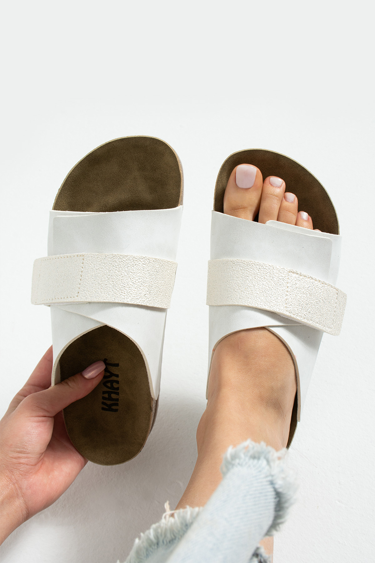 Fenne Anatomik Ortopedik Tek Bantlı Kadın Terlik - Görsel 3