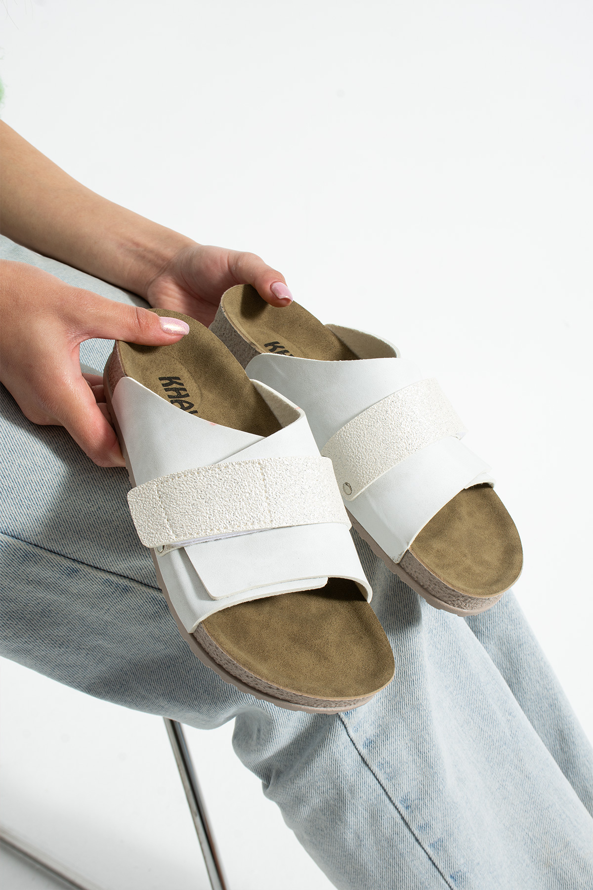 Fenne Anatomik Ortopedik Tek Bantlı Kadın Terlik - Görsel 4