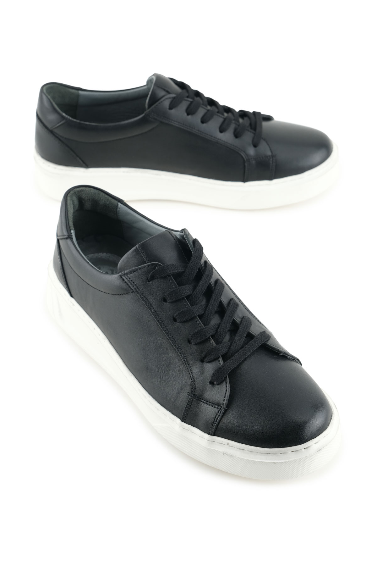 Erkek İç Dış Hakiki Deri Ortopedik Rahat Taban Bağcıklı Ayarlanabilir Günlük Spor Ayakkabı - Görsel 2