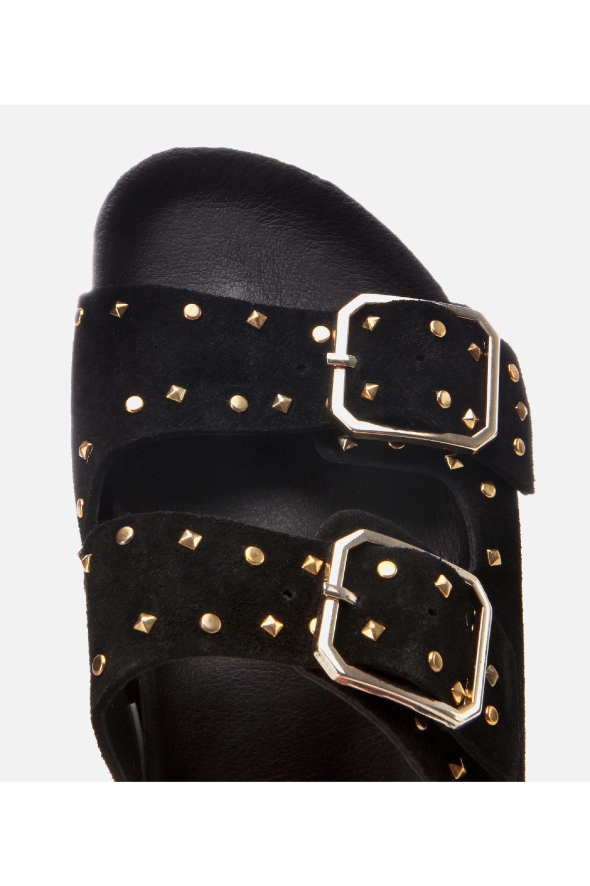 Hotiç Pembe Hotiç Hotiç Süet Kadın Deri Taşlı Terlik