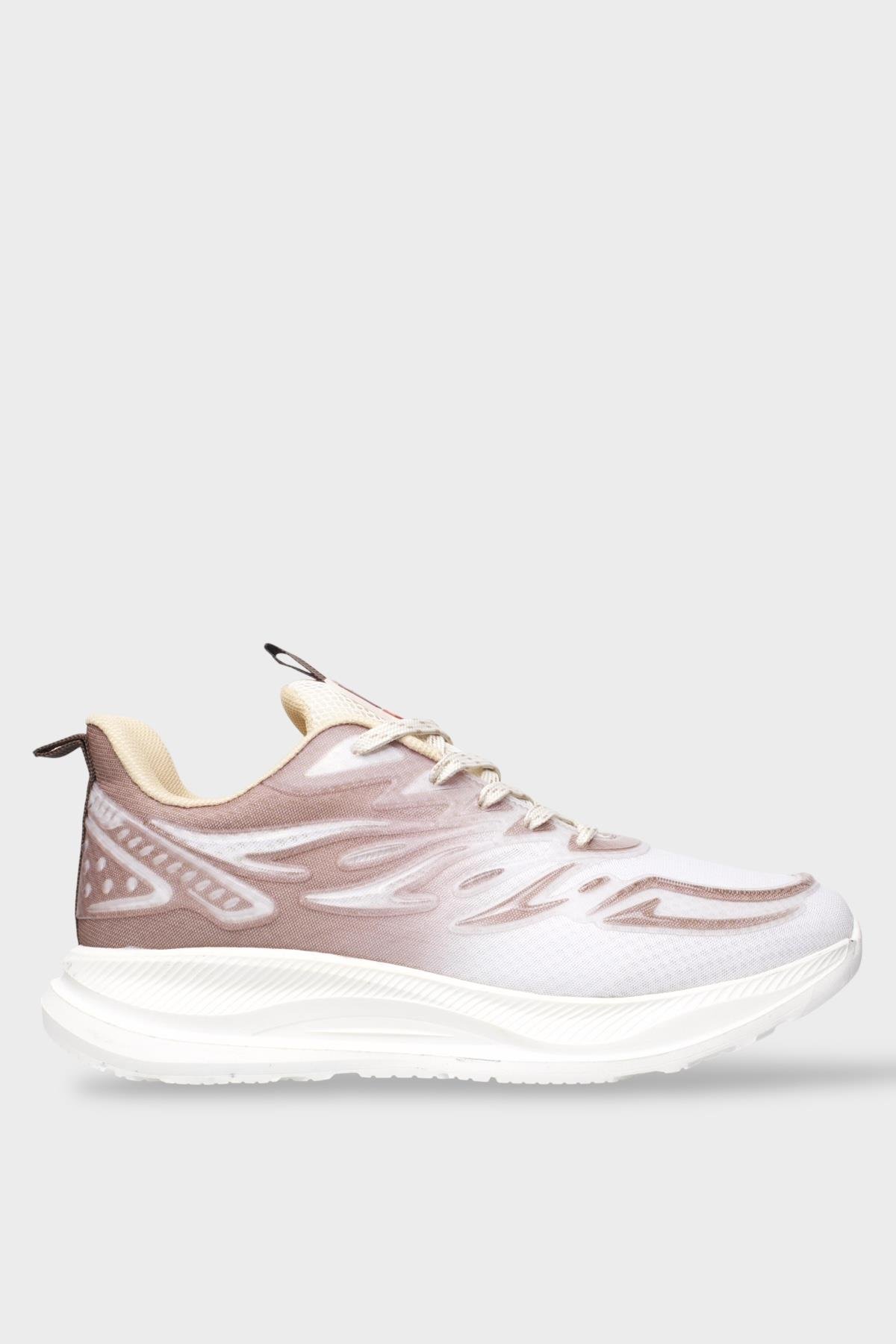 Erkek Rahat Hava Alabilen Kokusuz Koşu Yürüyüş Spor Ayakkabı KAHVERENGİ - Görsel 2