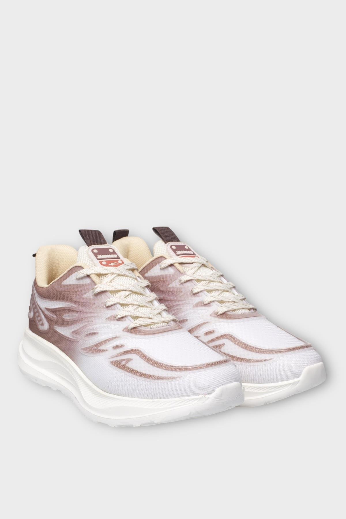 Erkek Rahat Hava Alabilen Kokusuz Koşu Yürüyüş Spor Ayakkabı KAHVERENGİ - Görsel 5