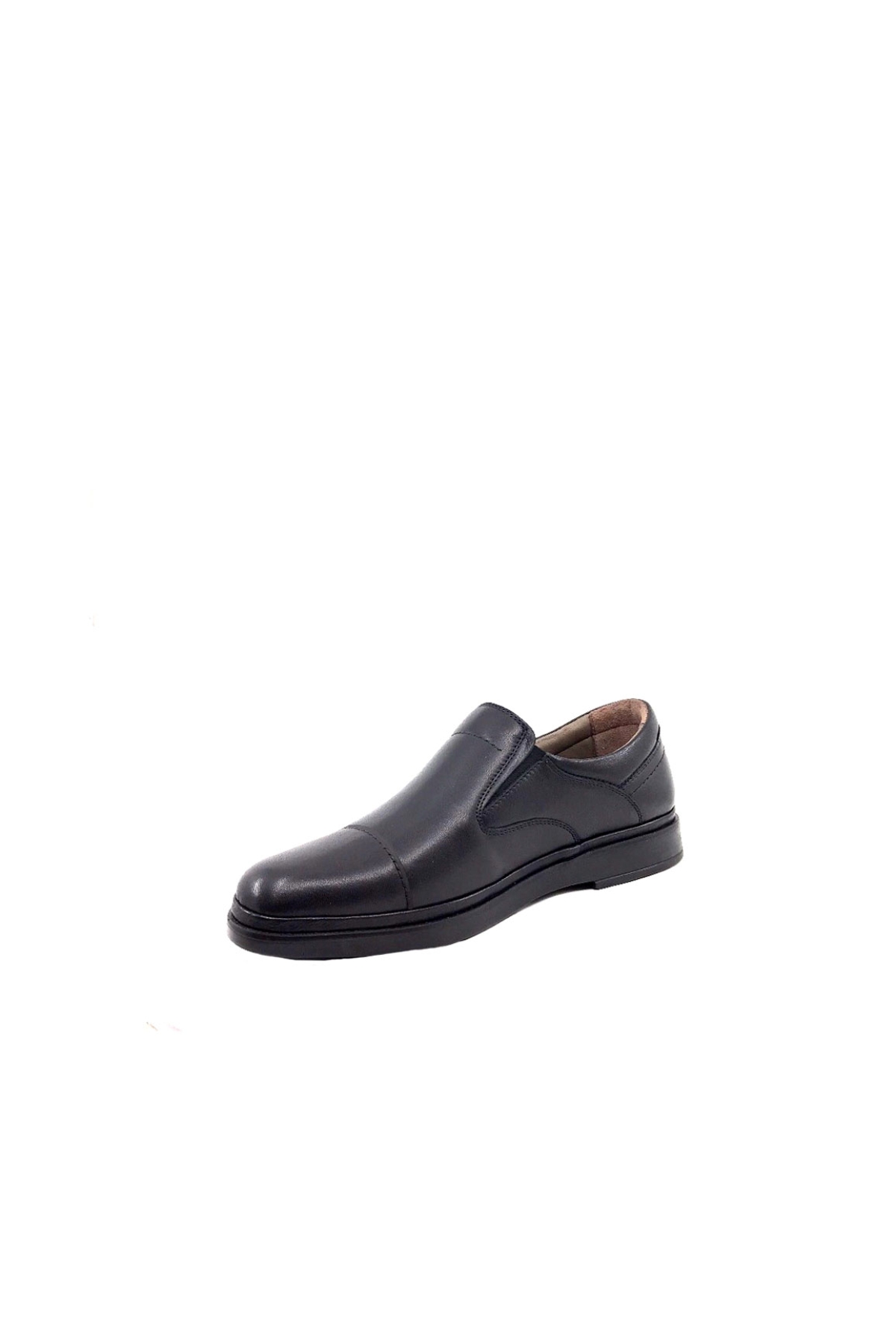 42779 Siyah Ortopedik Deri Günlük Erkek Ayakkabı - Görsel 4