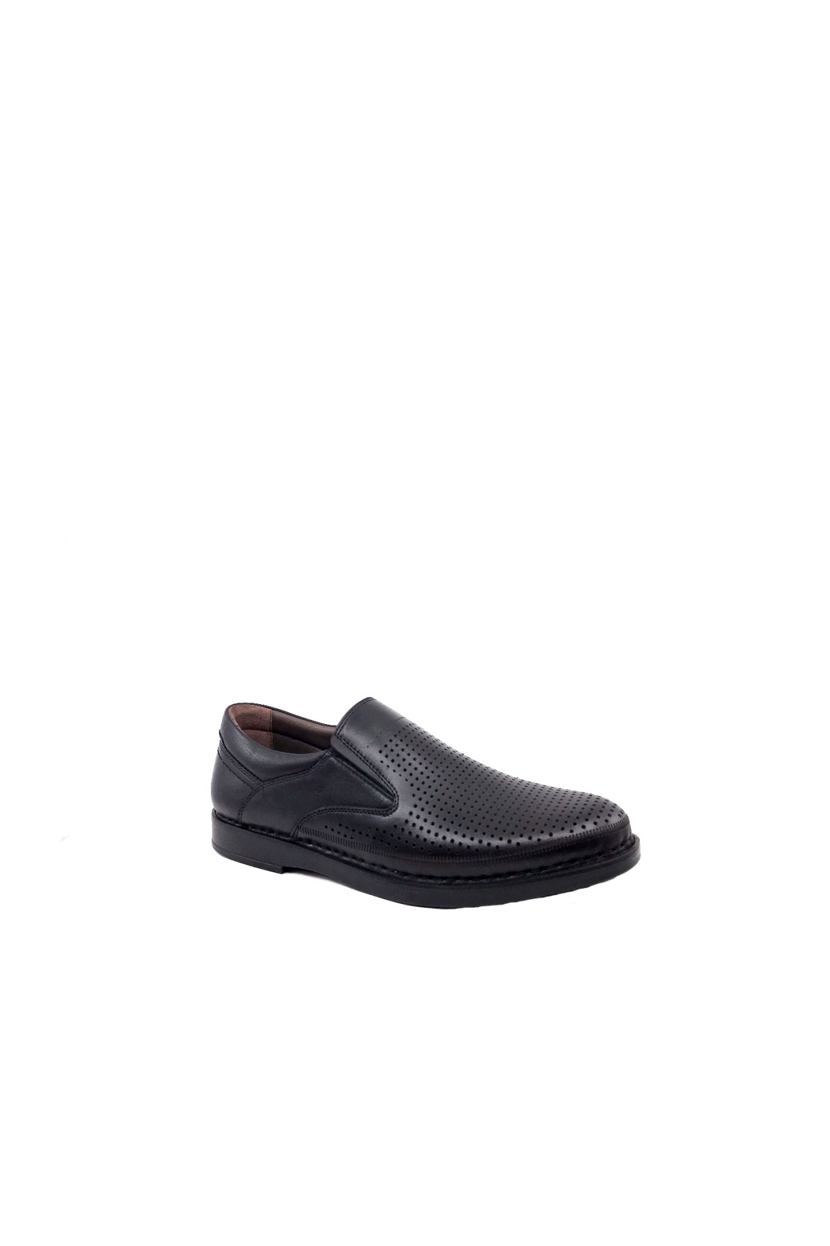 42782 Siyah Ortopedik Deri Günlük Erkek Ayakkabı - Görsel 3