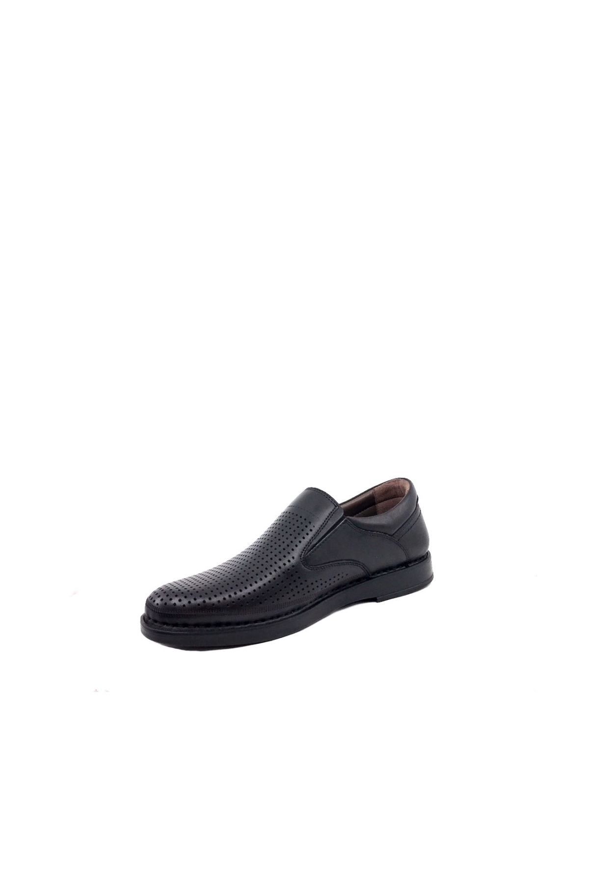 42782 Siyah Ortopedik Deri Günlük Erkek Ayakkabı - Görsel 4