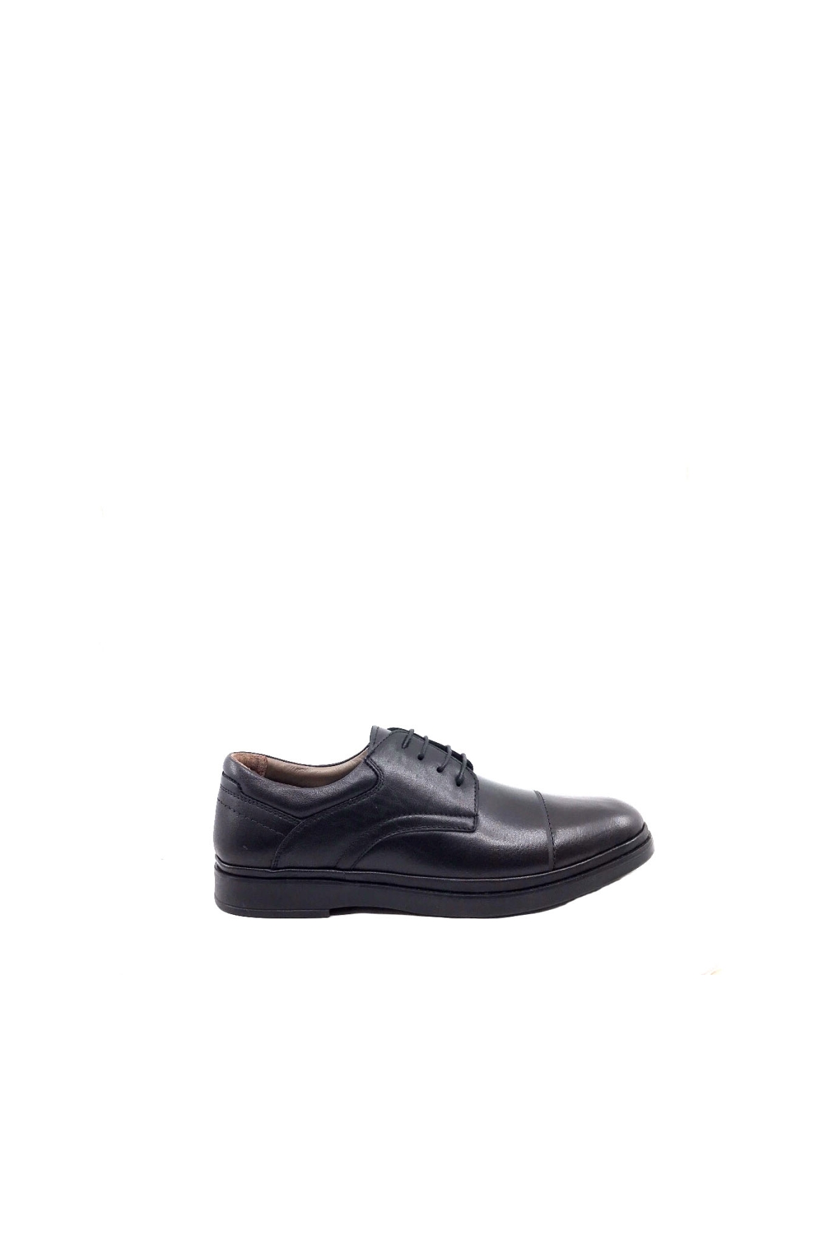 42778 Siyah Ortopedik Deri Günlük Erkek Ayakkabı - Görsel 2
