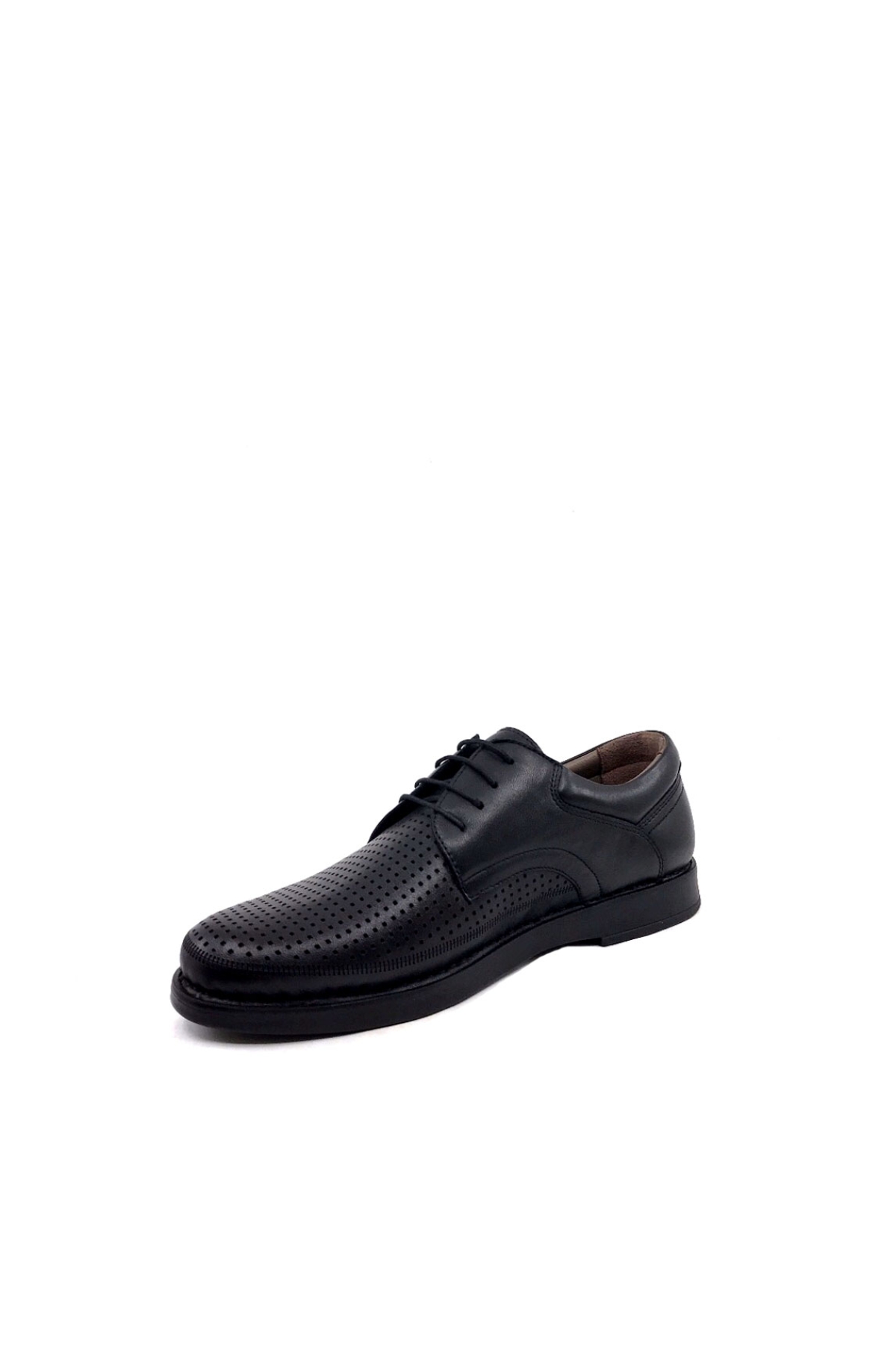 42781 Siyah Ortopedik Deri Günlük Erkek Ayakkabı - Görsel 4