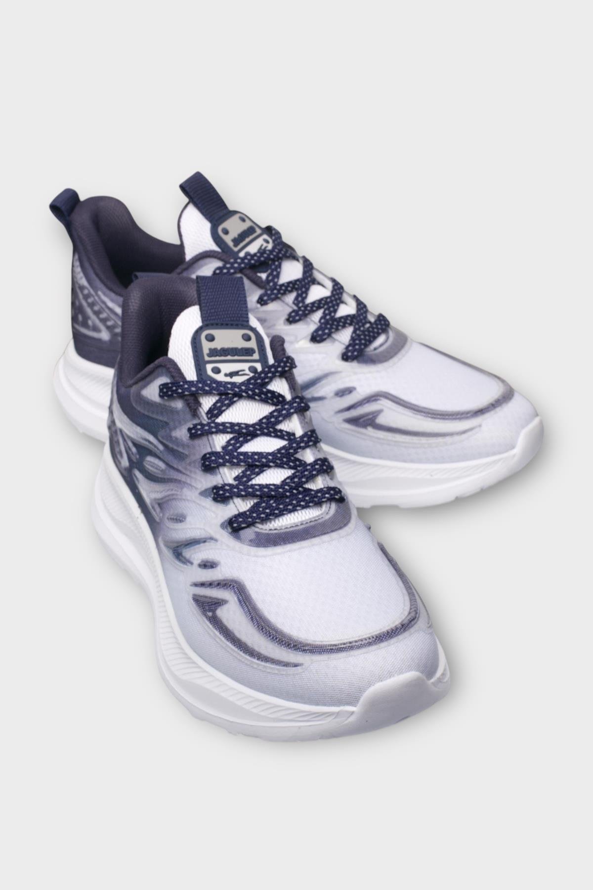 Erkek Rahat Hava Alabilen Kokusuz Koşu Yürüyüş Spor Ayakkabı LACİVERT - Görsel 3