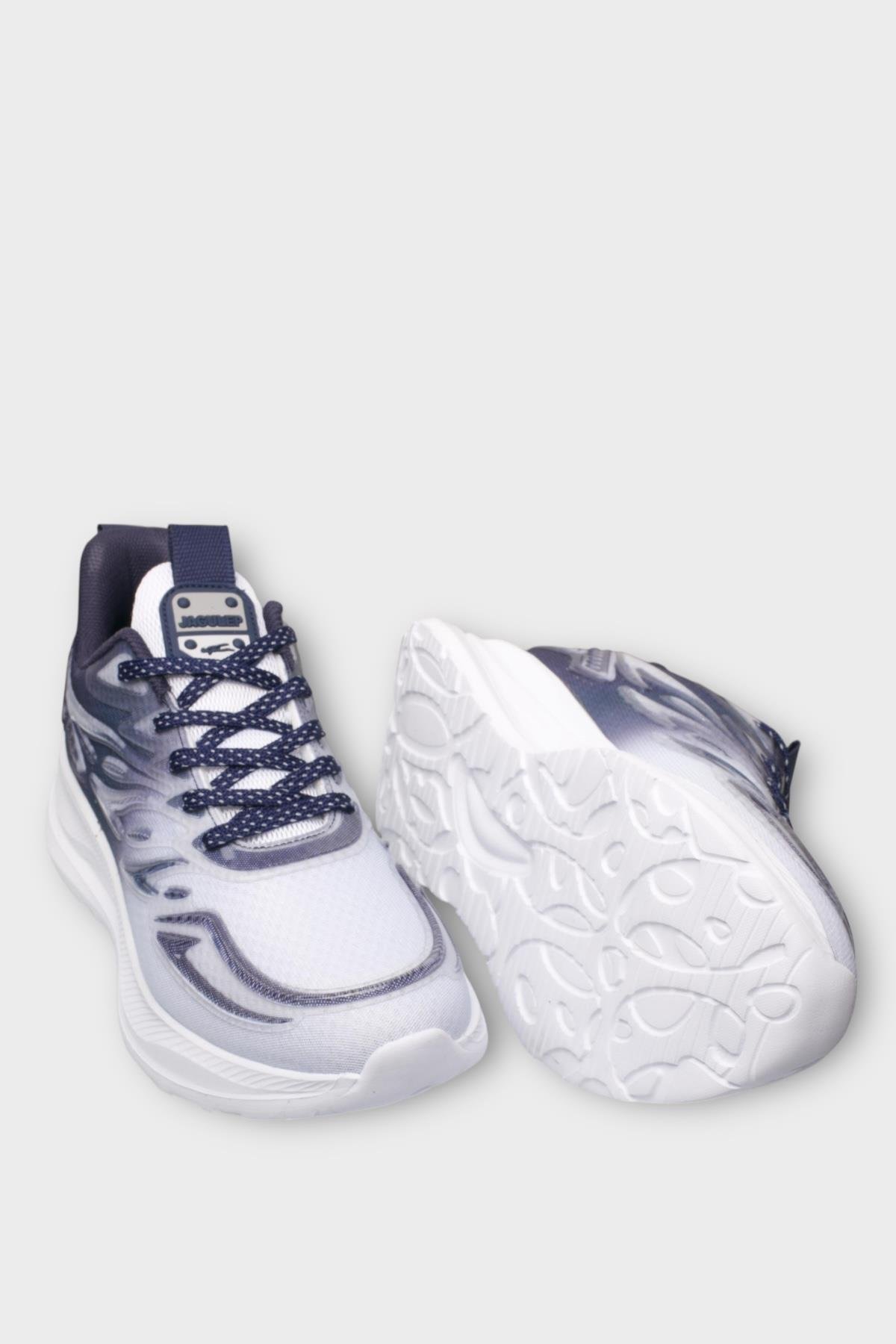 Erkek Rahat Hava Alabilen Kokusuz Koşu Yürüyüş Spor Ayakkabı LACİVERT - Görsel 4