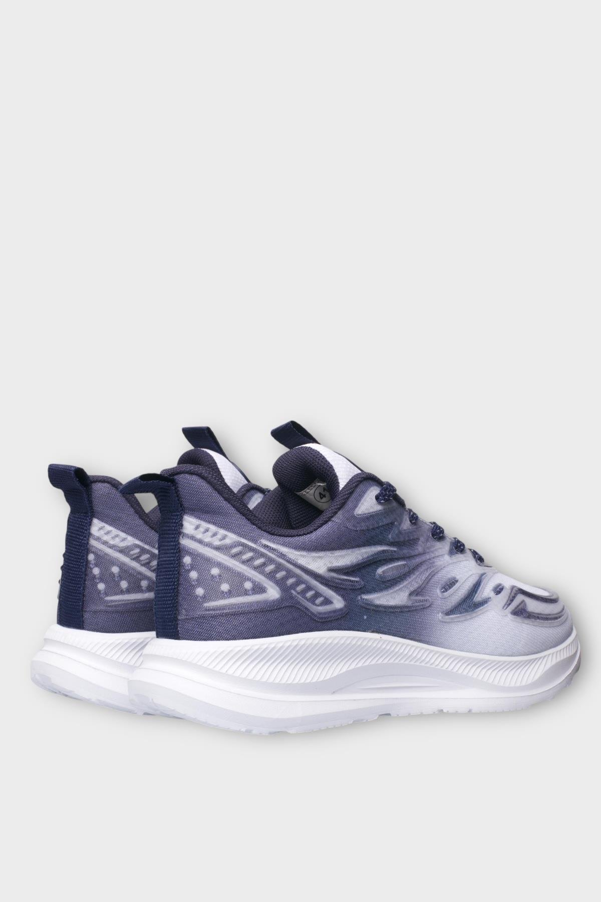 Erkek Rahat Hava Alabilen Kokusuz Koşu Yürüyüş Spor Ayakkabı LACİVERT - Görsel 6