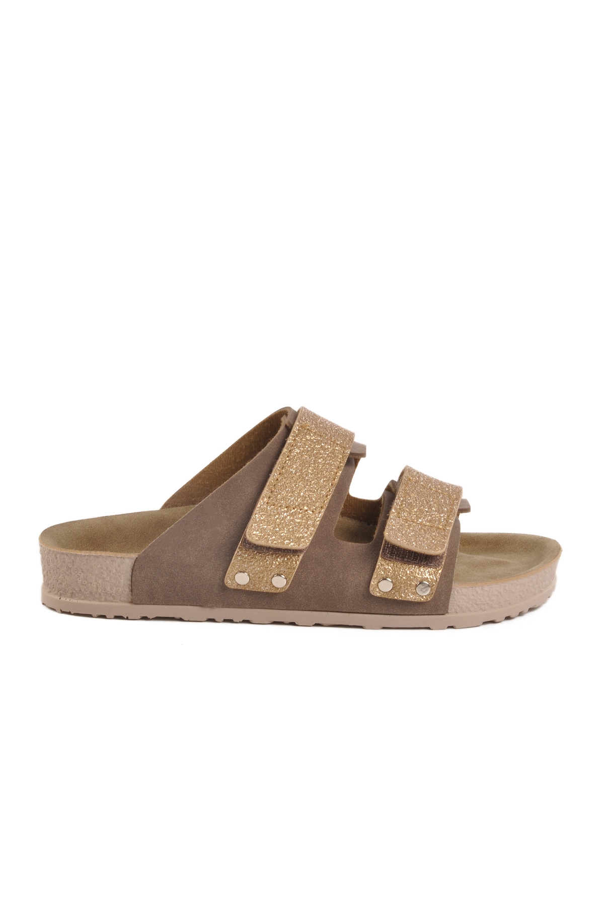 Aspor Vizon Simli Cırtlı Kadın Düz Terlik - Görsel 2