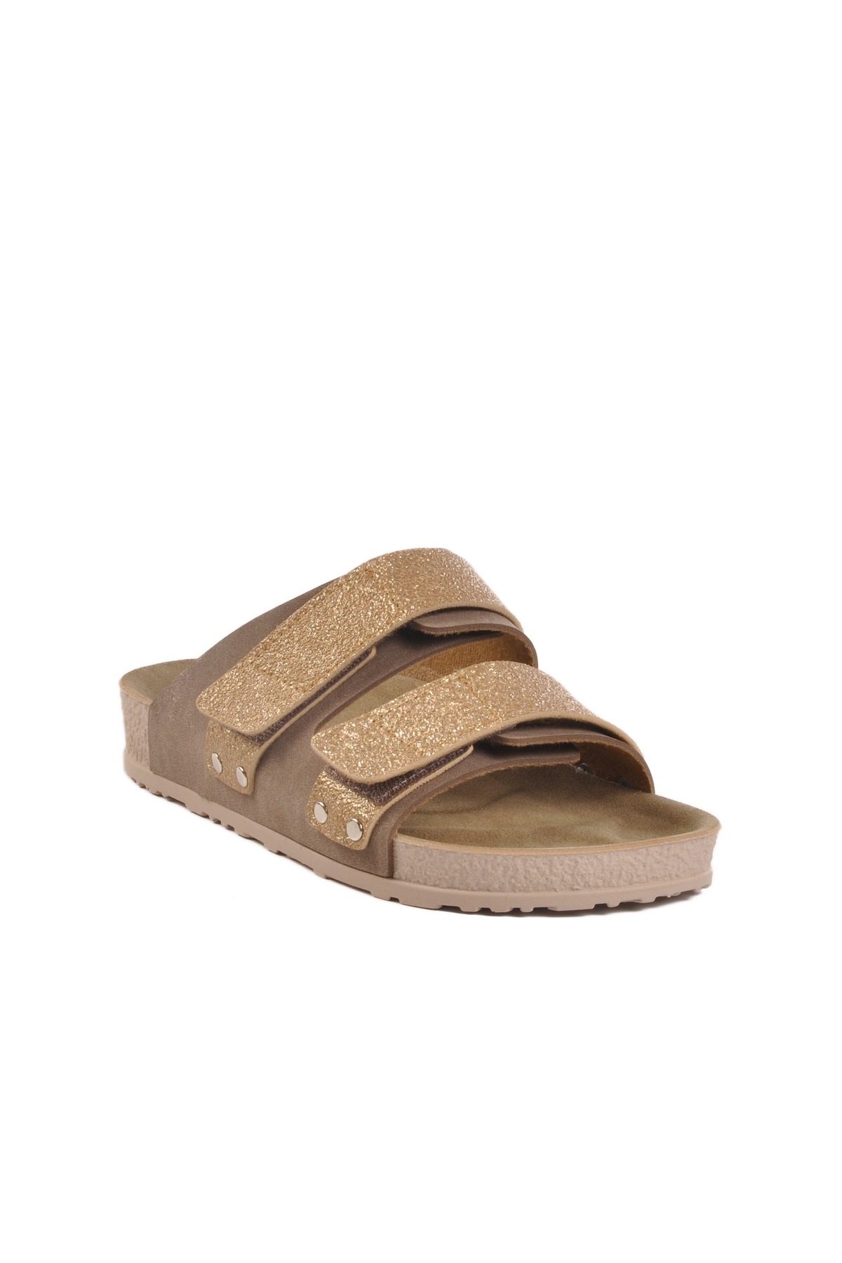 Aspor Vizon Simli Cırtlı Kadın Düz Terlik - Görsel 4