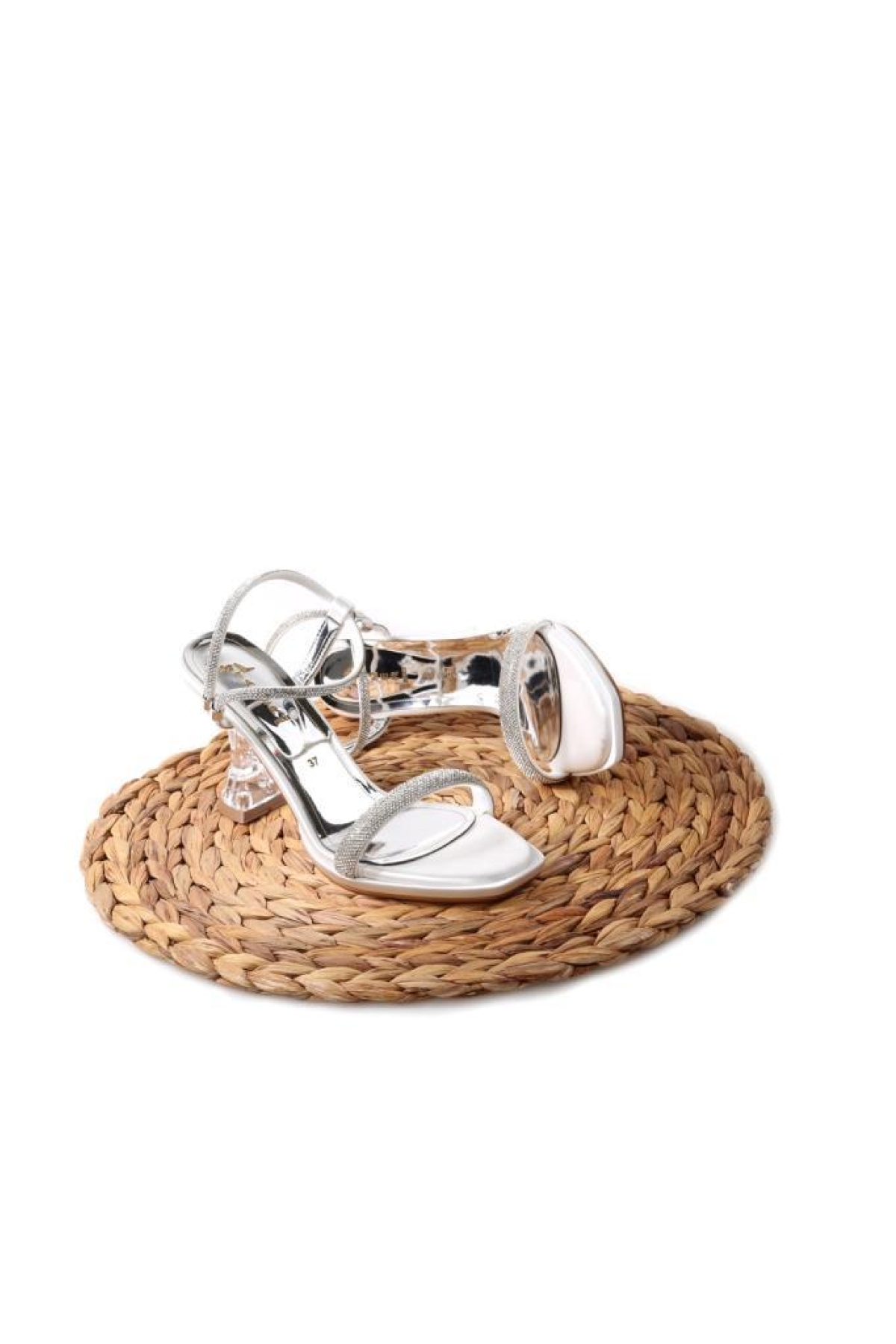 Tamer 02838 8,5 Topuklu Kadın Abiye Sandalet Ayakkabı - Görsel 4