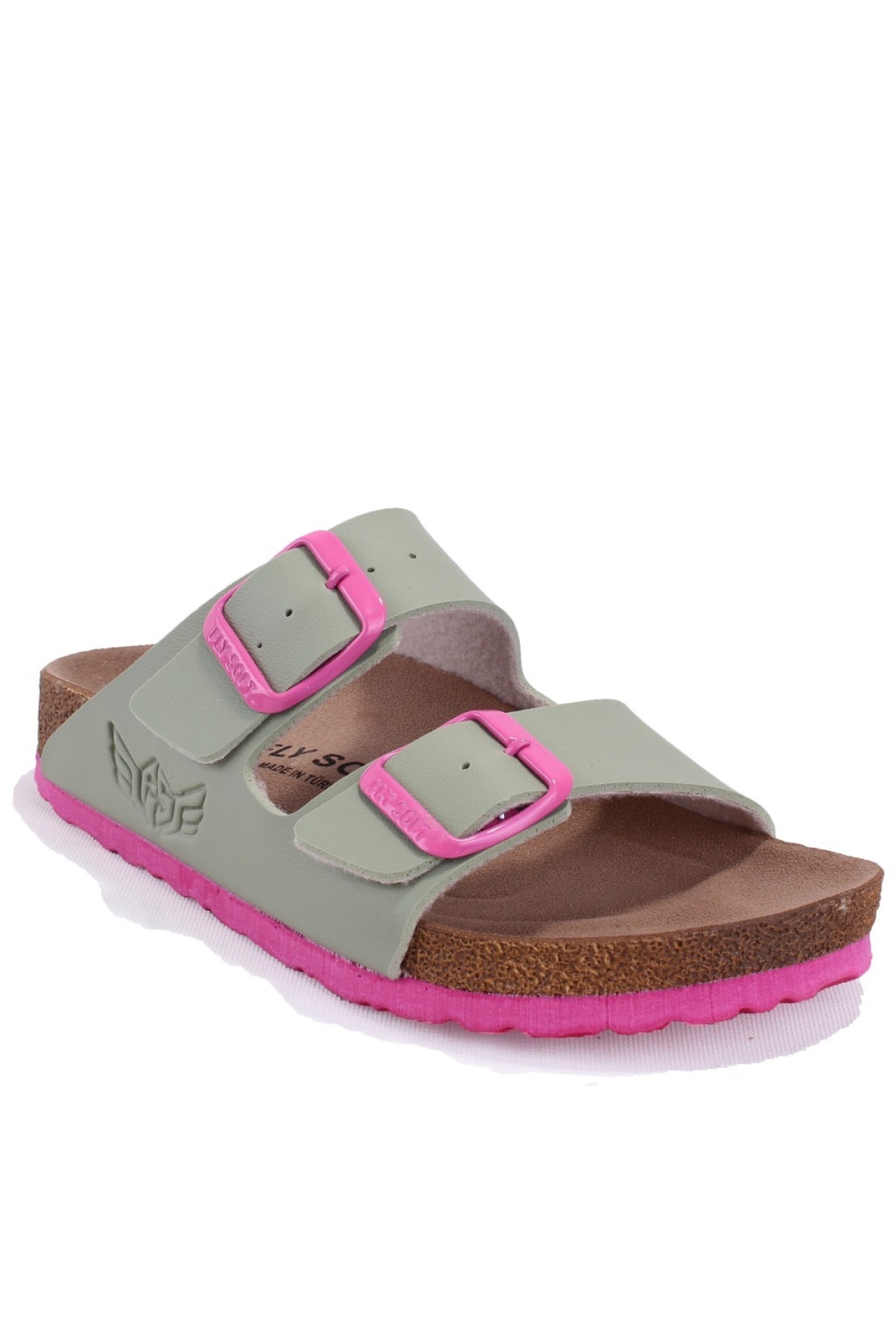 S901002 Su Yeşili Günlük Ortopedik Kız Çocuk Spor Terlik - Görsel 2