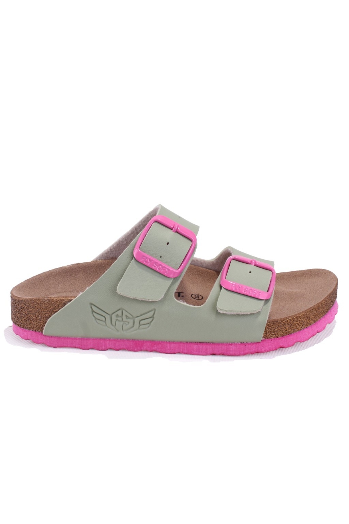 S901002 Su Yeşili Günlük Ortopedik Kız Çocuk Spor Terlik - Görsel 3