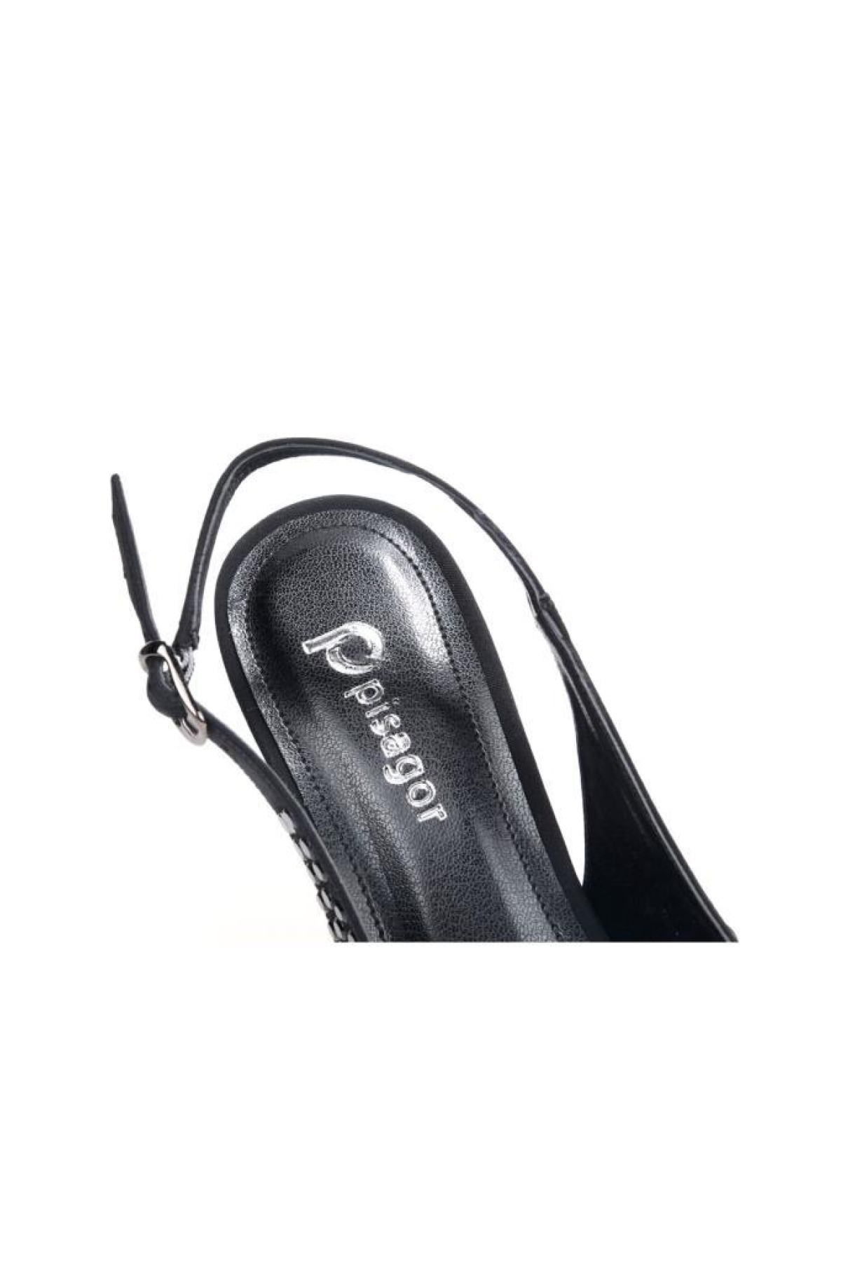 Pisagor Ps-32150 Kadın 7 Cm Arkası Açık Abiye Stiletto Ayakkabı - Görsel 6