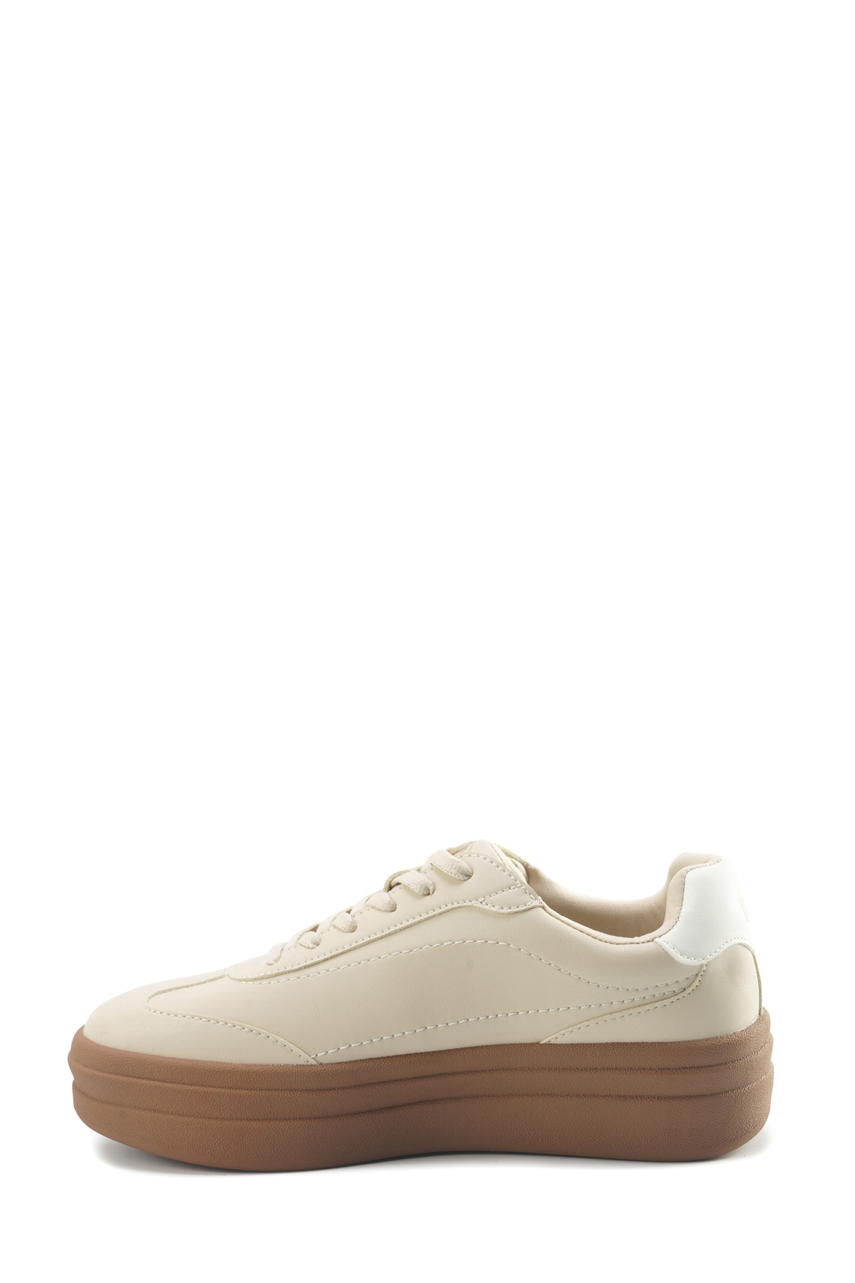 KAREN PU 5PR BEJ Kadın Sneaker - Görsel 5