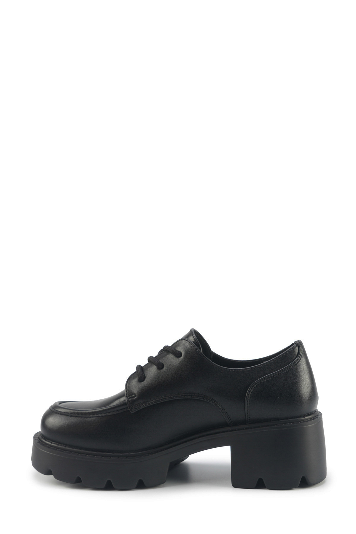 Polaris 326502.Z 5PR Siyah Kadın Oxford Ayakkabı - Görsel 4