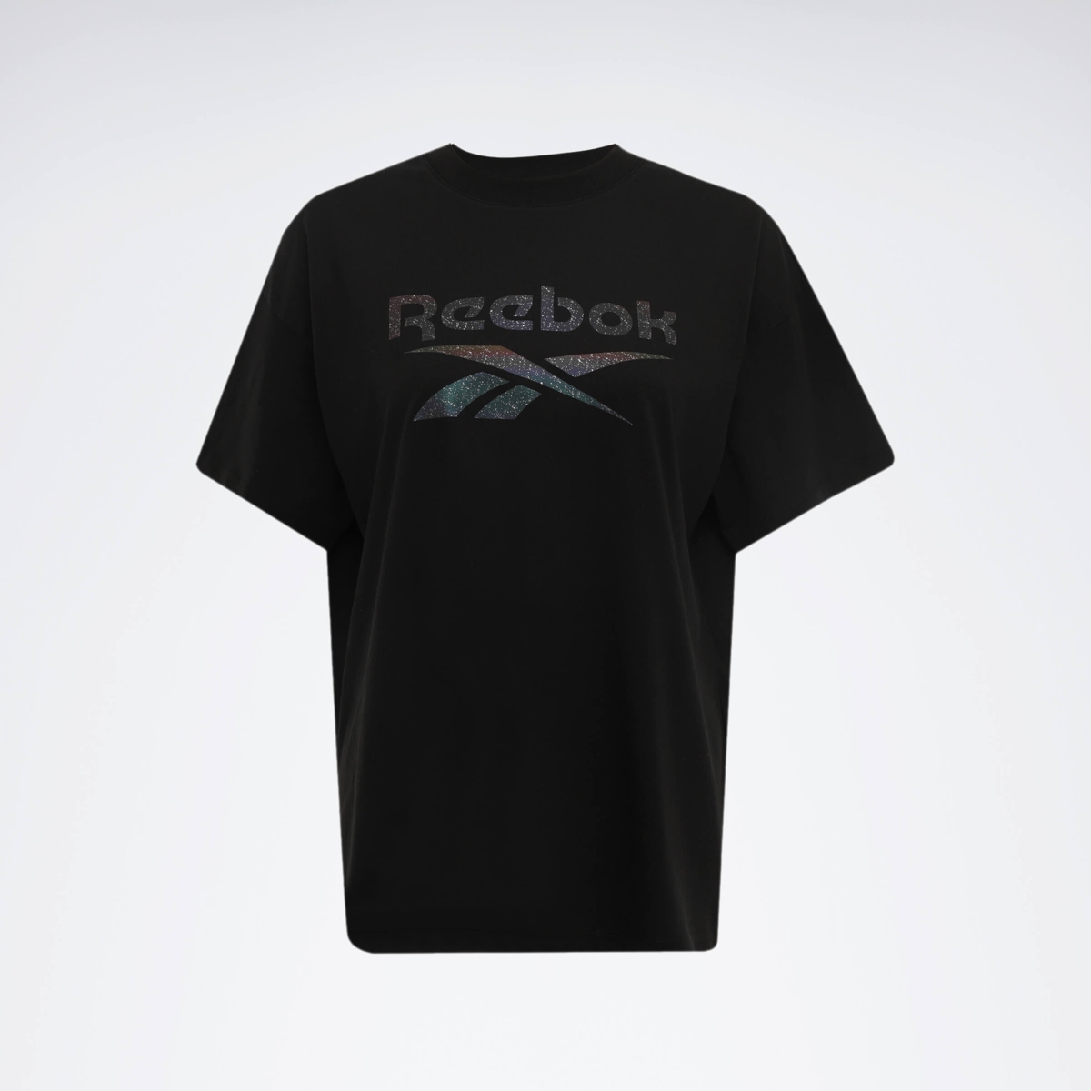 Reebok NEW ID OVRS 2 TEE Siyah Kadın Kısa Kol T-Shirt
