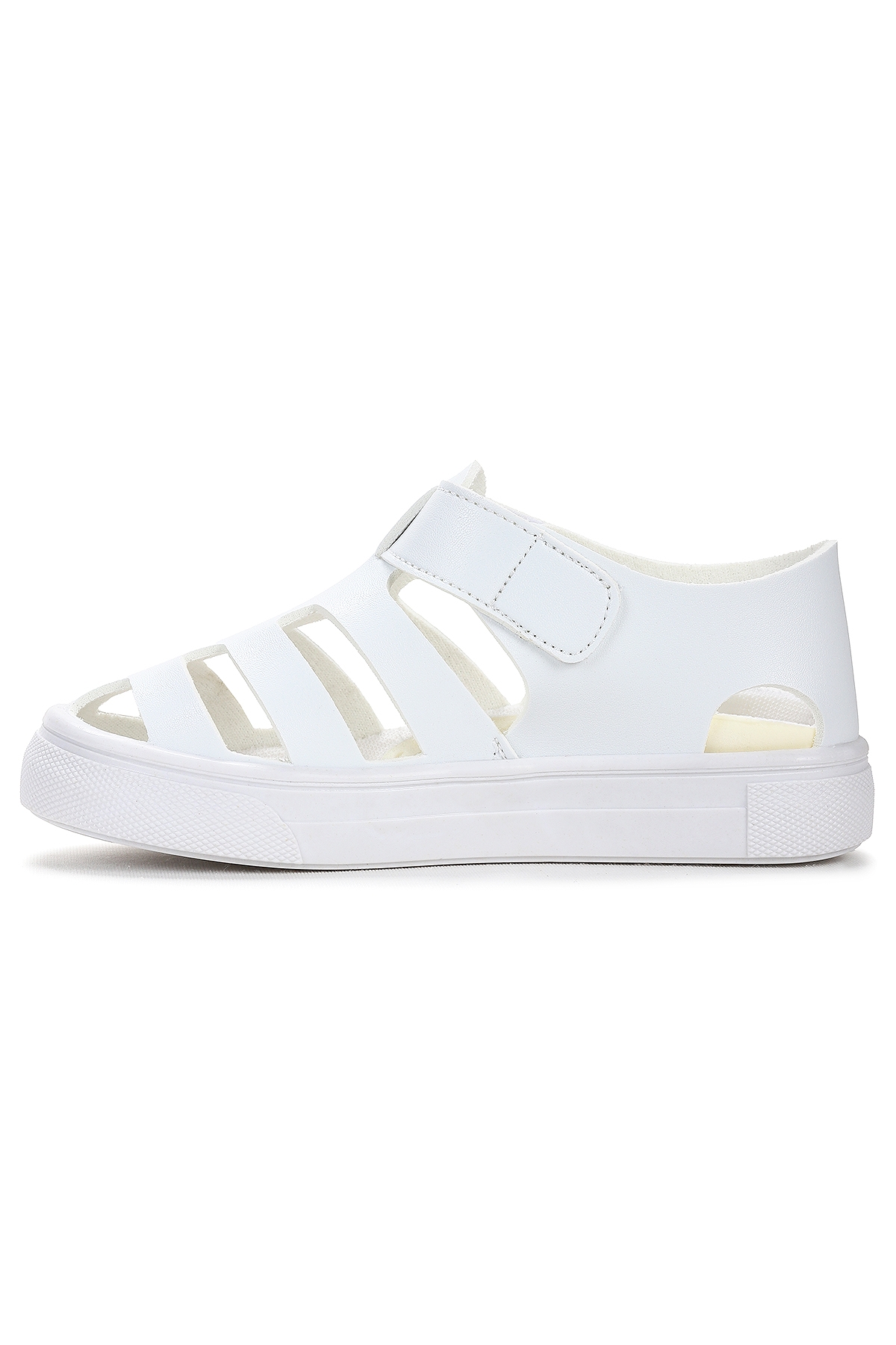 Limba Cırtlı Erkek Çocuk Sandalet Beyaz - Görsel 5