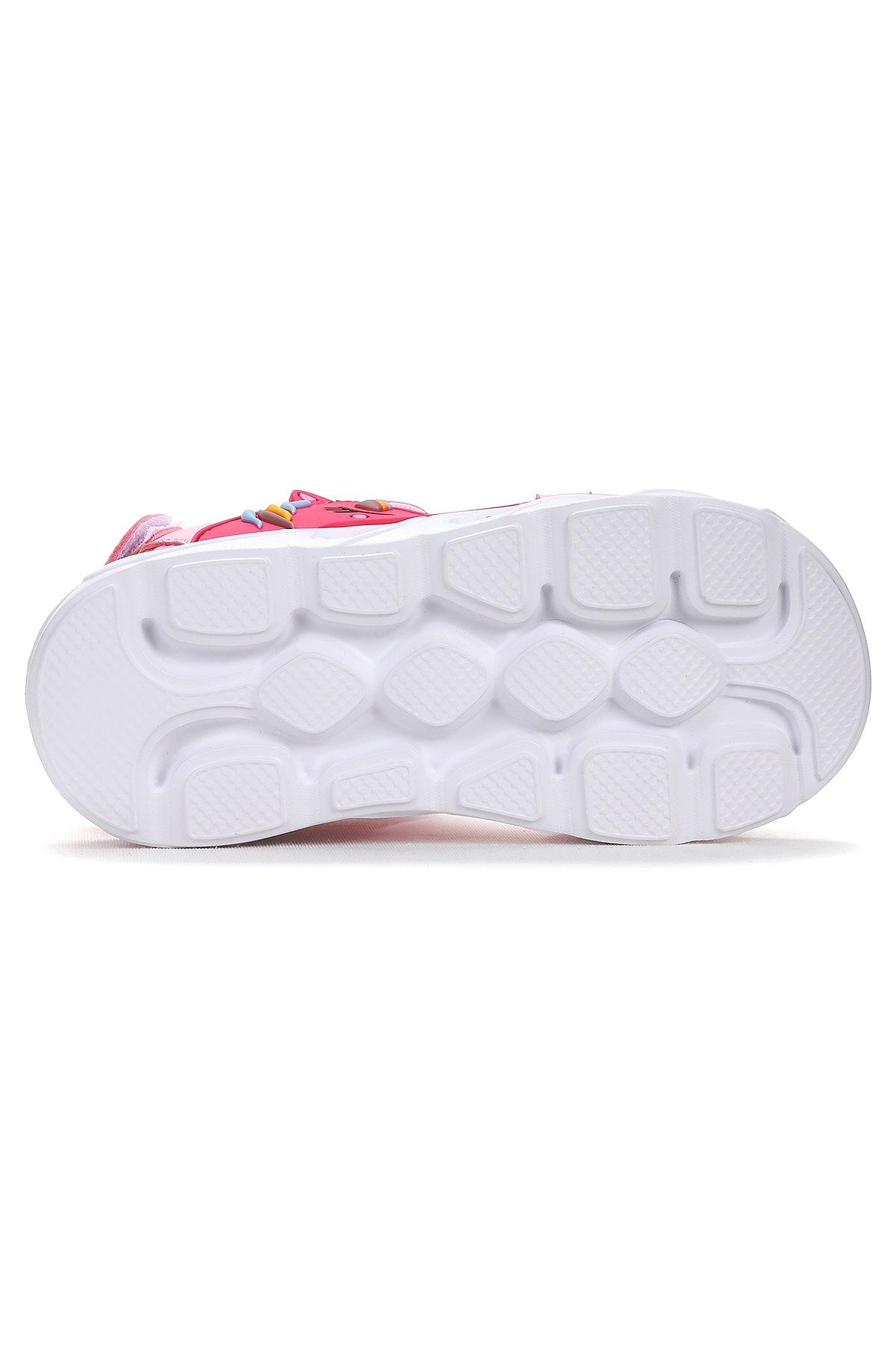 Unicorn Günlük Işıklı Cırtlı Kız Çocuk Sandalet Ayakkabı Pembe - Görsel 6