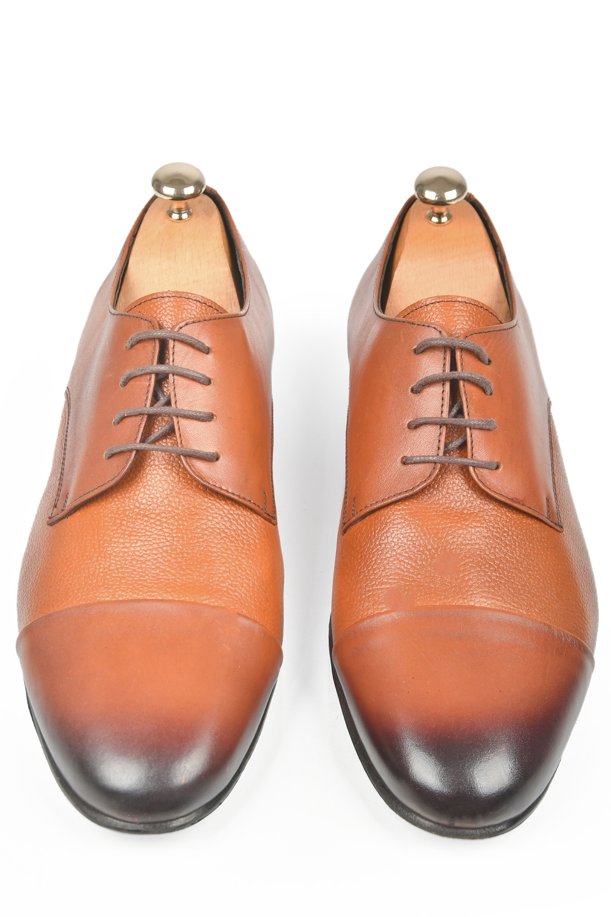 DeepSEA Erkek Taba Bağcıklı Klasik İçi Dışı Hakiki Deri Ayakkabı 2409927 - Görsel 3