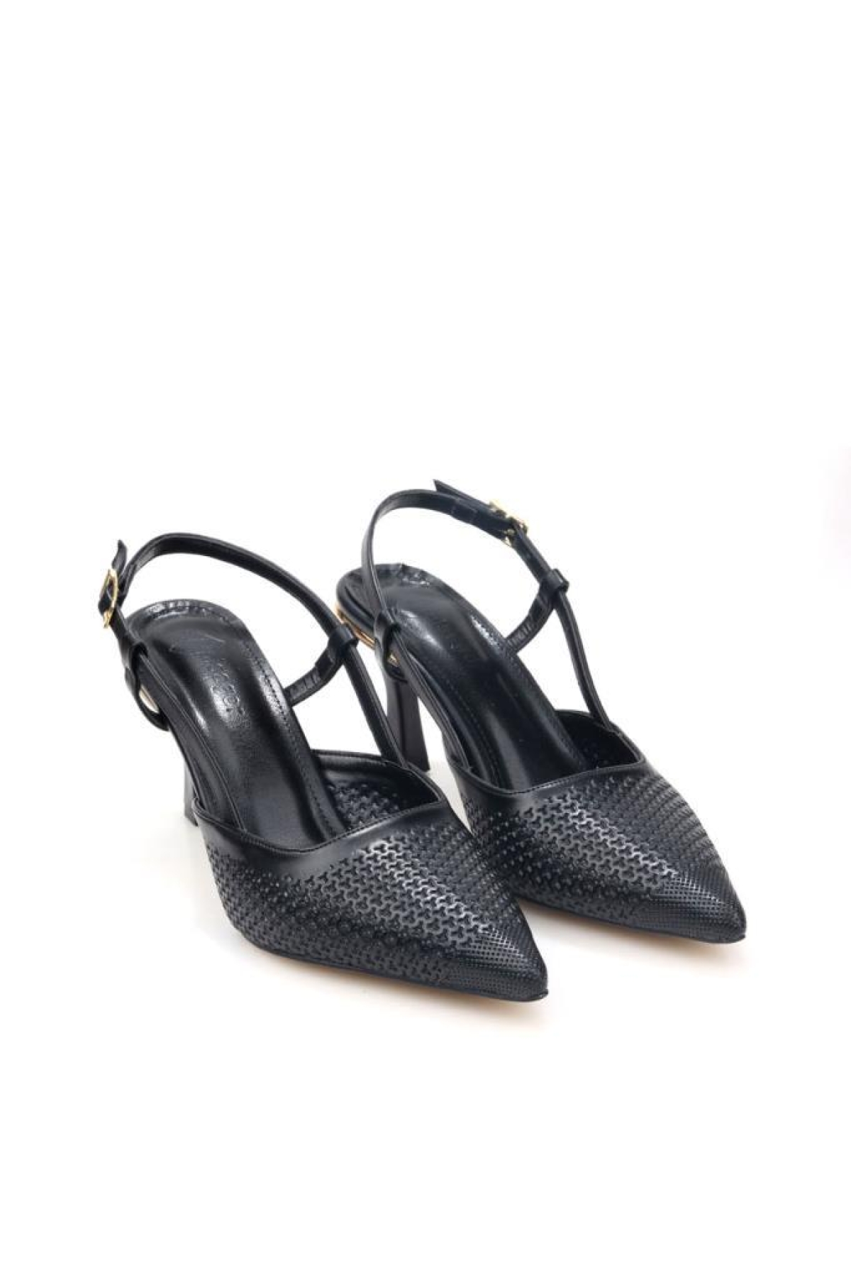 Pisagor Ps-33300 Kadın Arkası Açık Topuklu Ayakkabı - Görsel 3