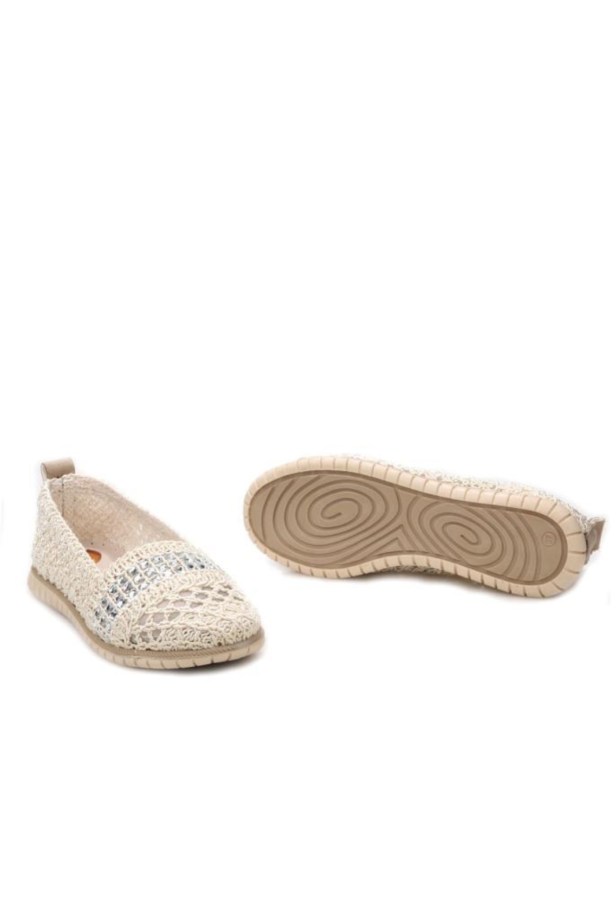 Krl 03139 Kadın Örgülü Günlük Babet - Görsel 5