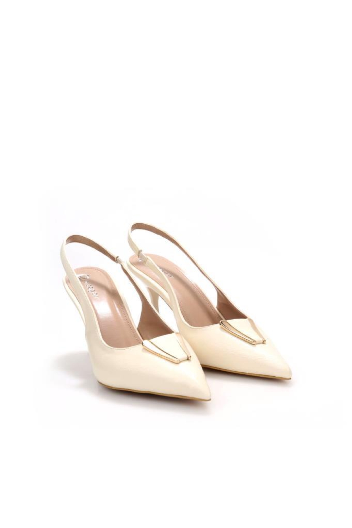 Pisagor Ps-32130 7 Cm Topuklu Kadın Stiletto Abiye Ayakkabı - Görsel 5