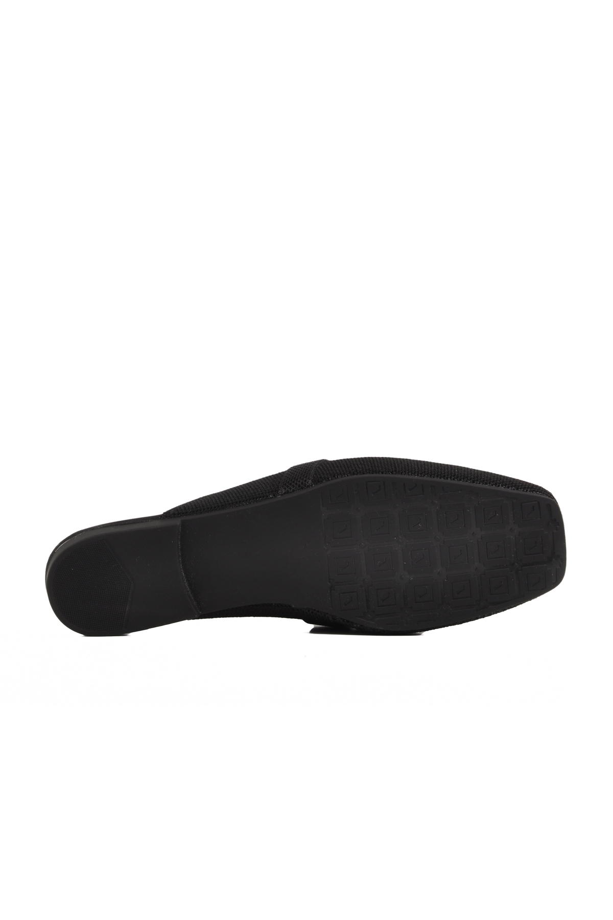 Aspor Siyah Triko Hafif İnce Taban Önü Kapalı Kadın Terlik - Görsel 6