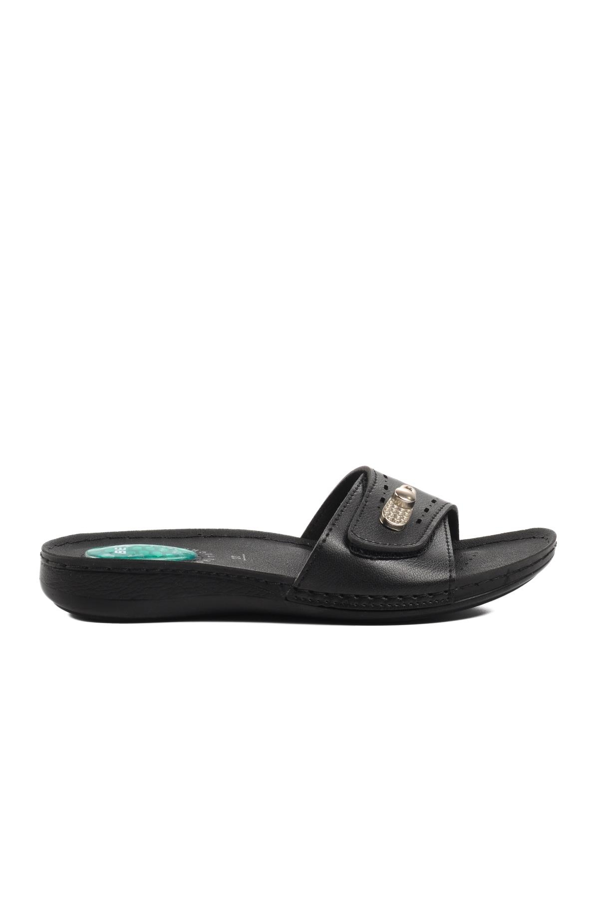 Aspor Siyah Kadın Terlik - Görsel 2