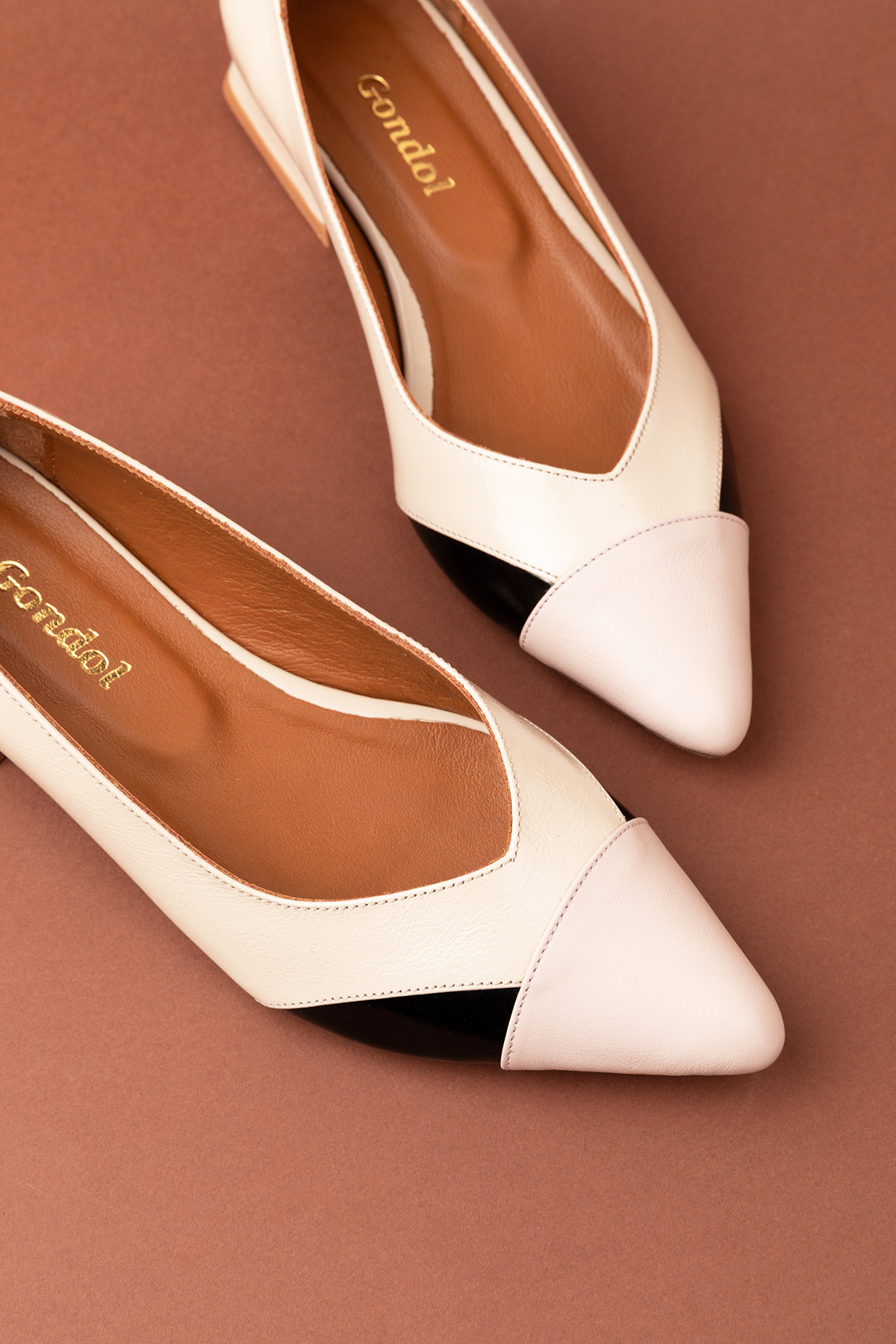 Gondol Kadın Hakiki Deri Şık Kısa Topuklu Ayakkabı md.2 - Görsel 3