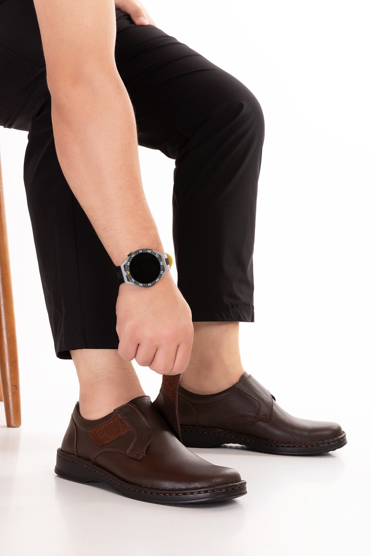 Gondol Erkek Hakiki Deri Günlük Klasik Ayakkabı kml.2029 - Görsel 2