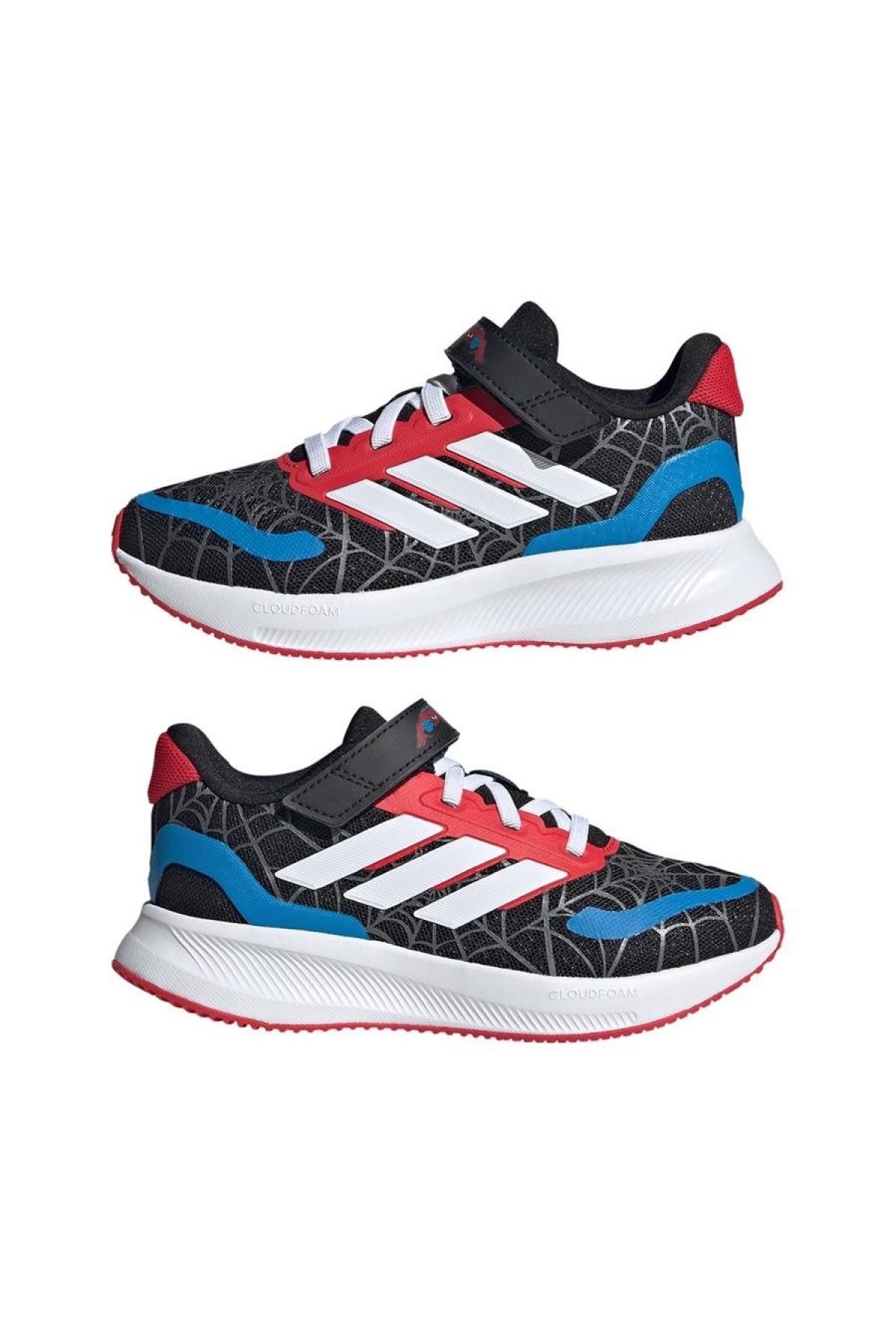 Unisex Çocuk Siyah Koşu Ayakkabısı RUNFALCON SPIDER-MAN EL C JR5660 - Görsel 3