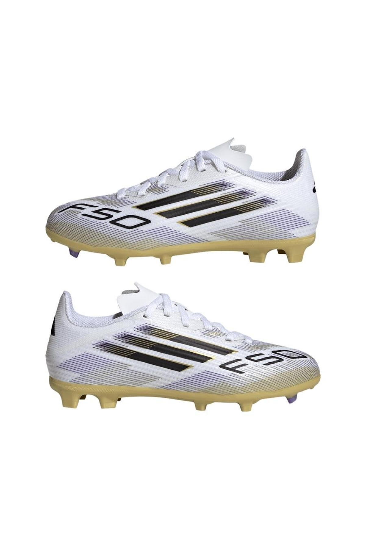 Unisex Çocuk Beyaz Krampon F50 LEAGUE FG/MG J JH7745 - Görsel 11