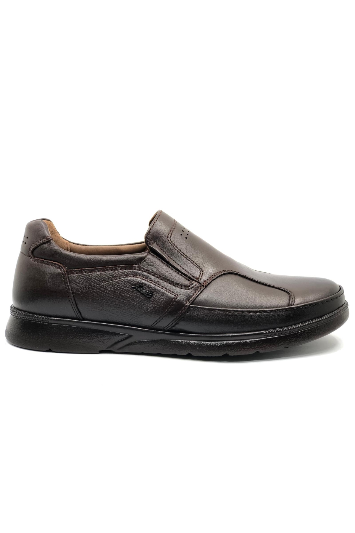 Hoka (Bunyon) Kemik Çıkıntısına Özel Hakiki Deri Ortopedik Erkek Casual Ayakkabı - Görsel 2