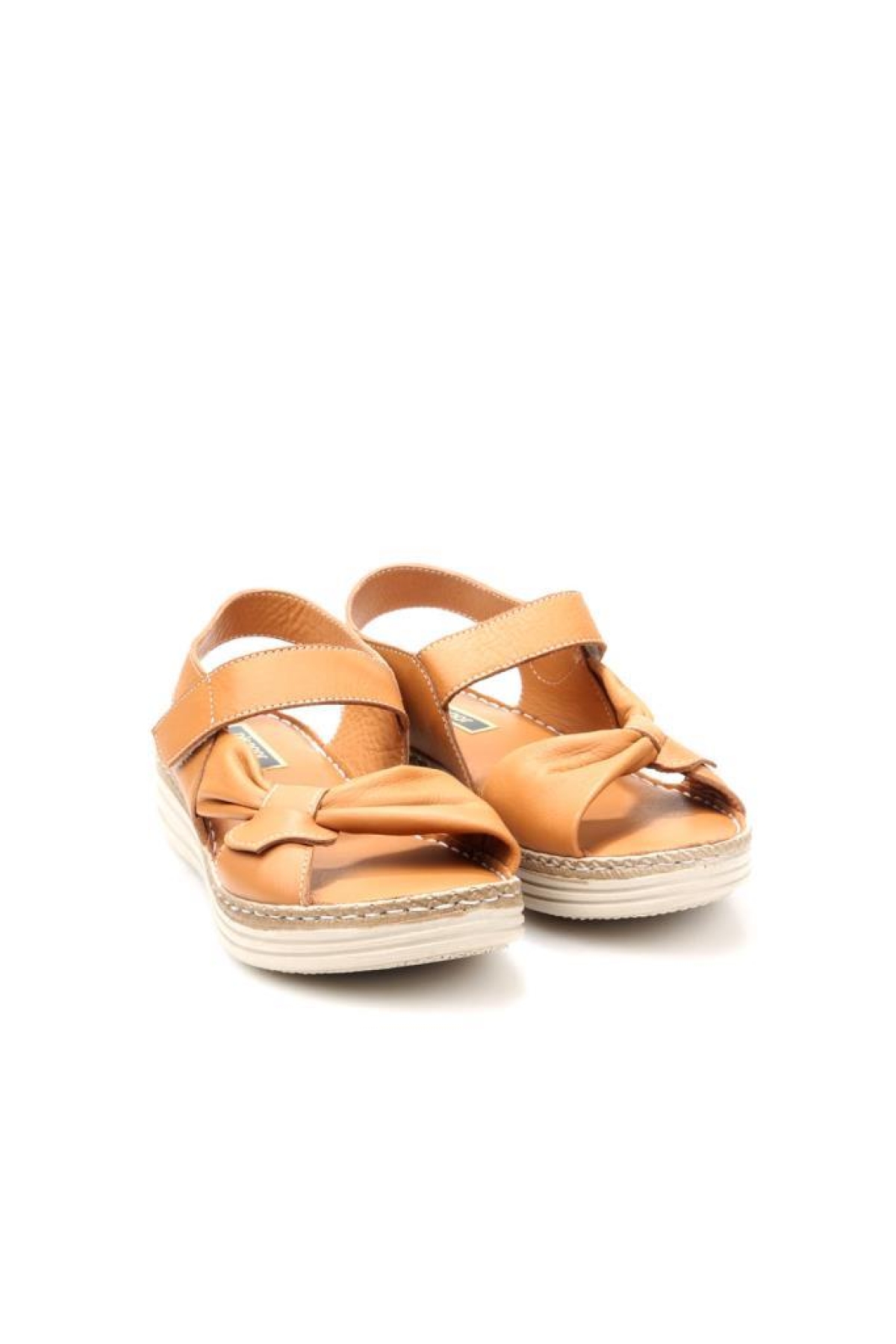 Pisagor Ps-32720 Kadın Ortopedik Deri Sandalet - Görsel 3
