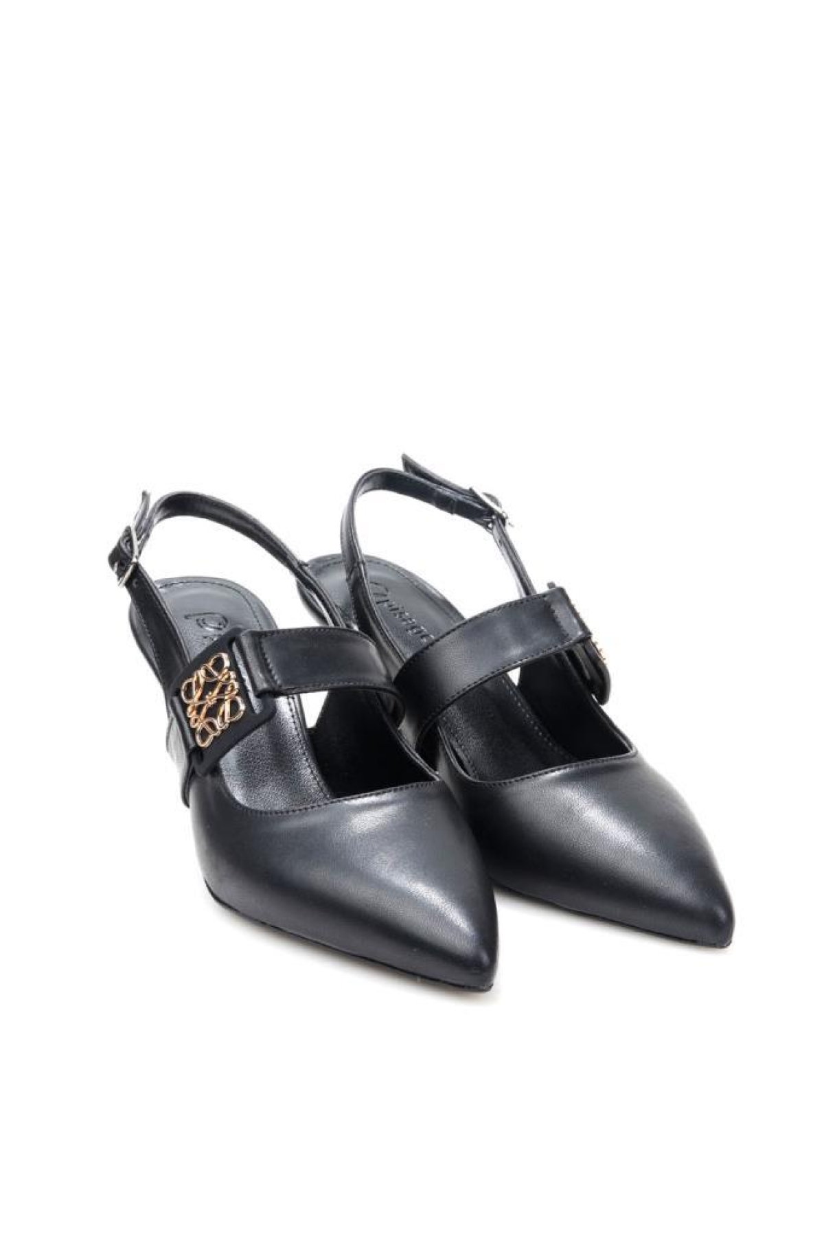 Pisagor Ps-32670 Kadın Arkası Açık Topuklu Ayakkabı - Görsel 2