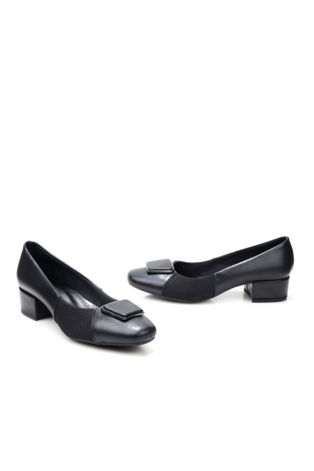 Pisagor Ps-32560 3,5 Cm Topuklu Kadın Stiletto Ayakkabı - Görsel 4