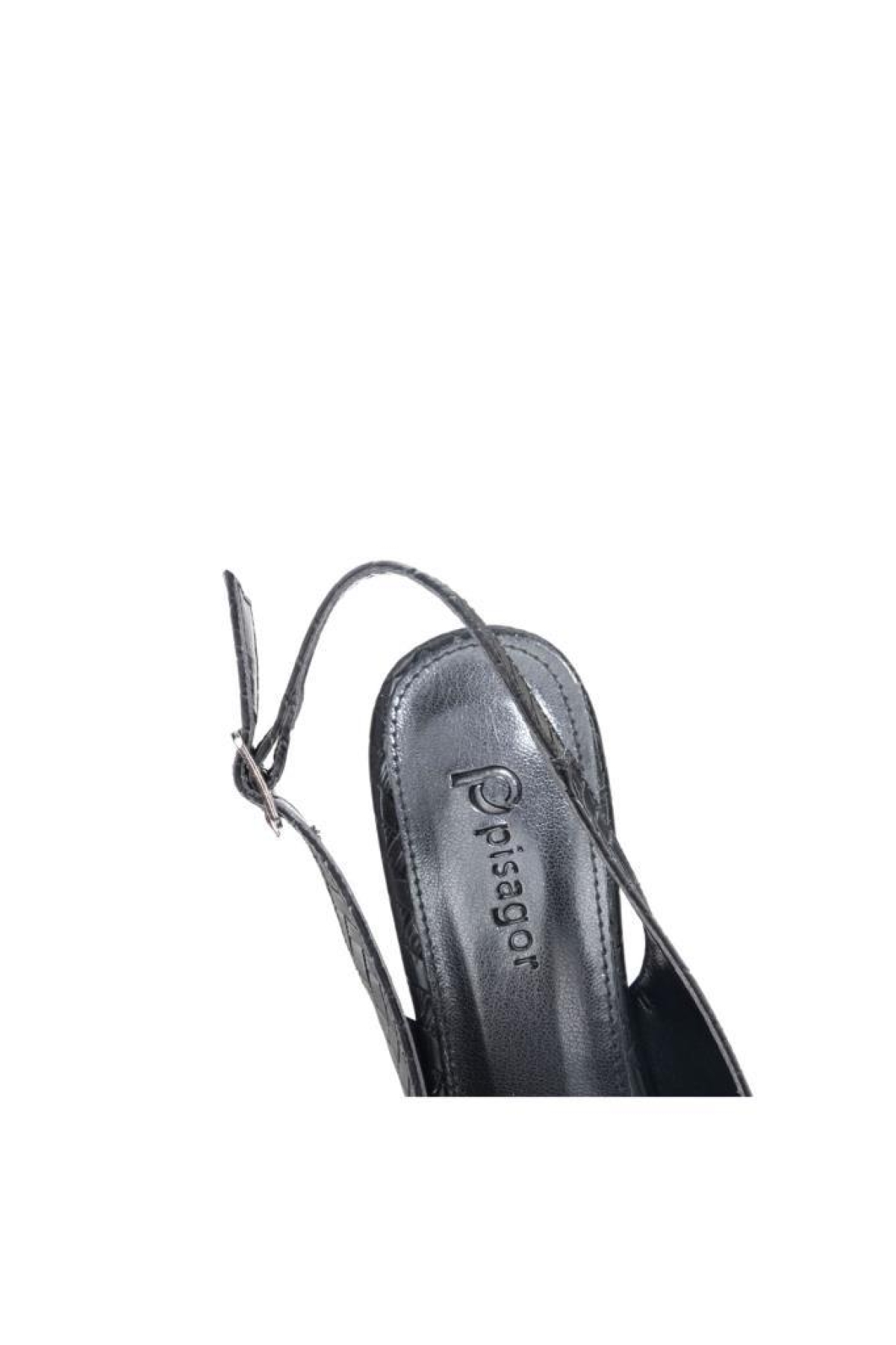 Pisagor Ps-32650 8,5 Cm Topuklu Kadın Arkası Açık Stiletto Ayakkabı - Görsel 7