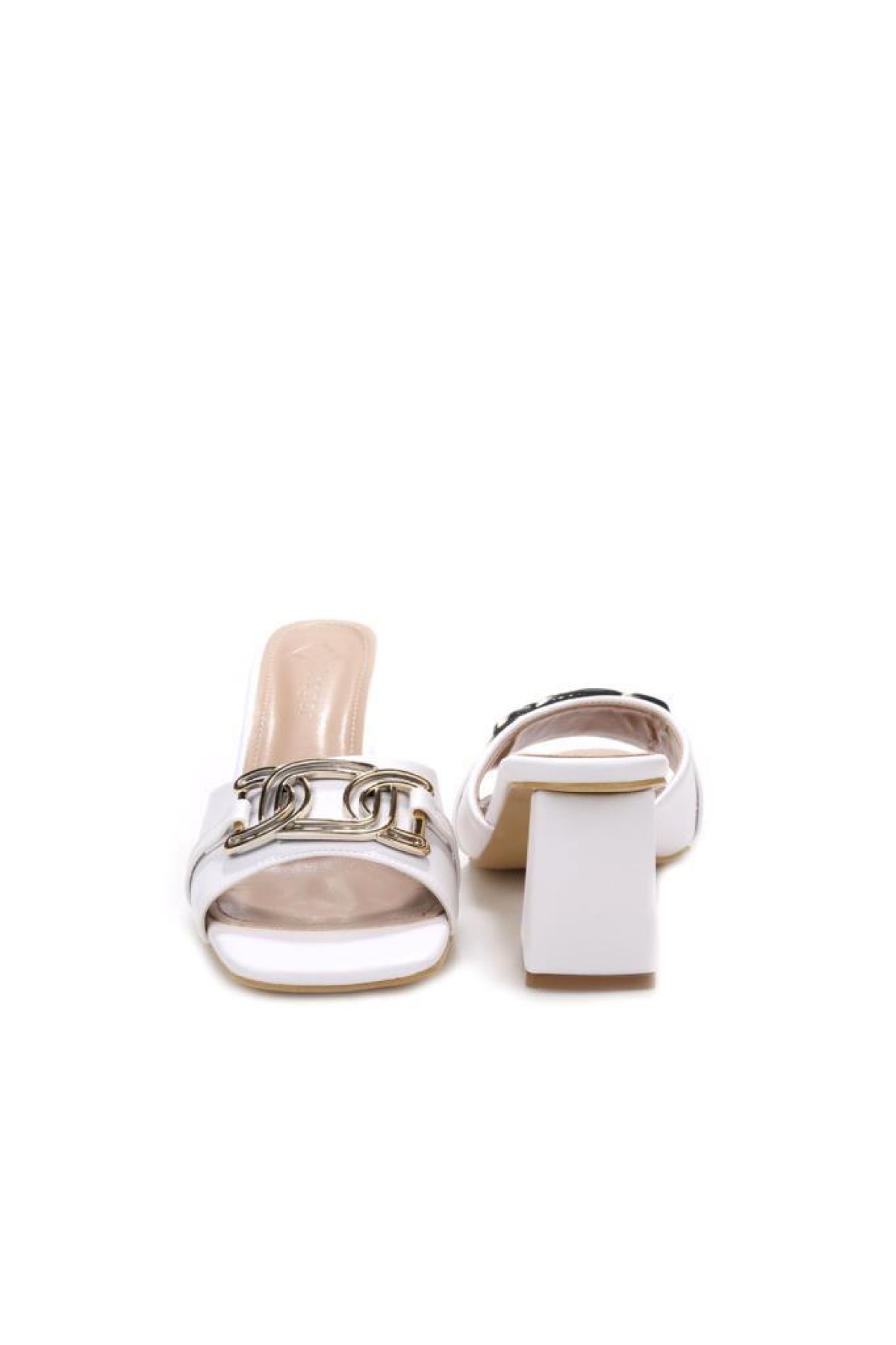 Pisagor Ps-32450 6 Cm Topuklu Kadın Terlik - Görsel 5