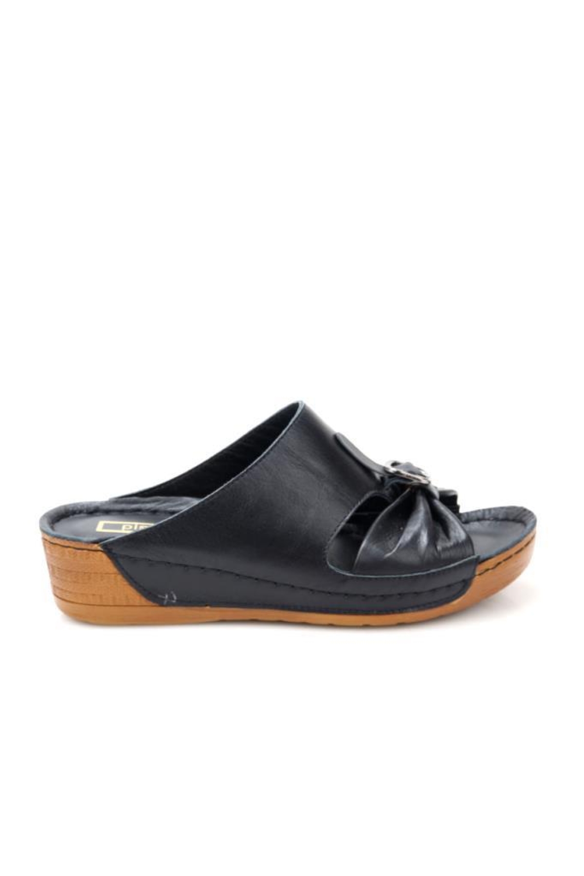 Pisagor Ps-32730 Ortopedik Kadın Hakiki Deri Terlik - Görsel 2