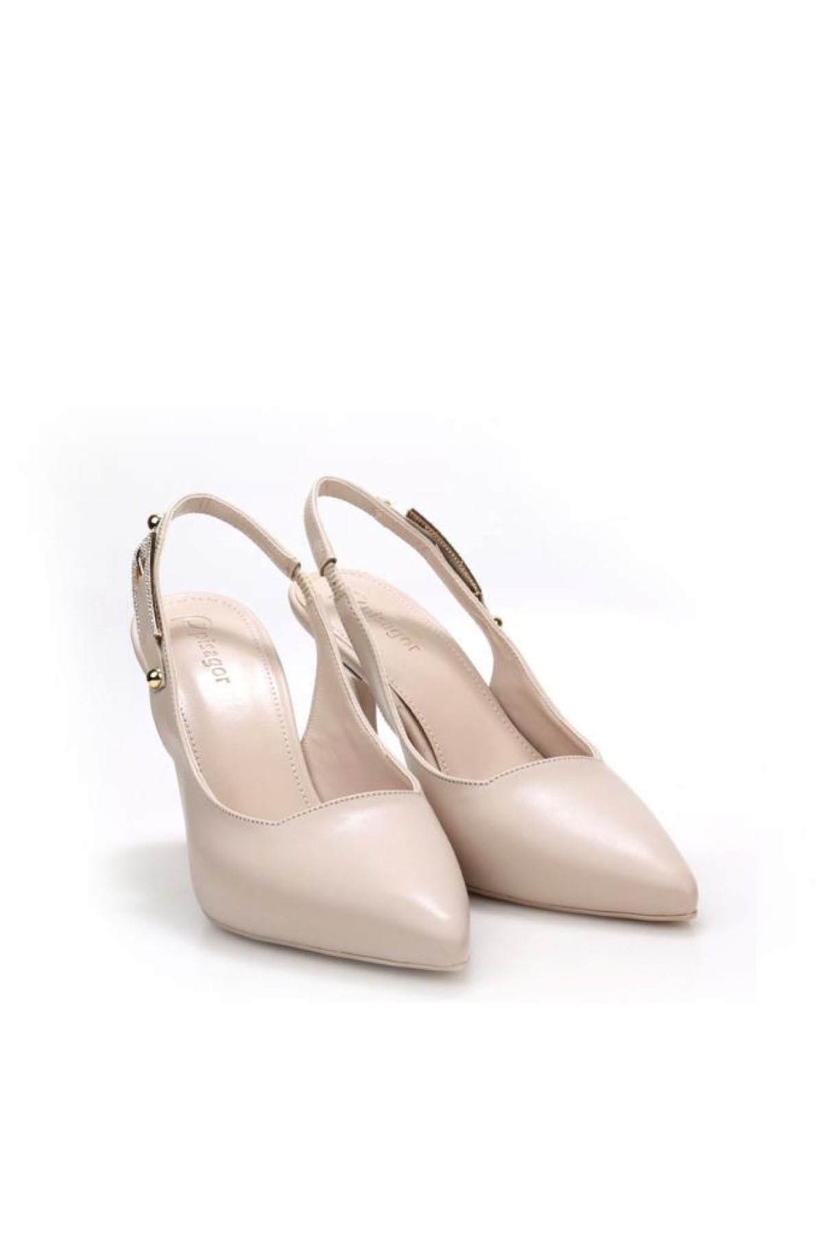 Pisagor Ps-32620 8,5 Cm Topuklu Kadın Stiletto Ayakkabı - Görsel 3