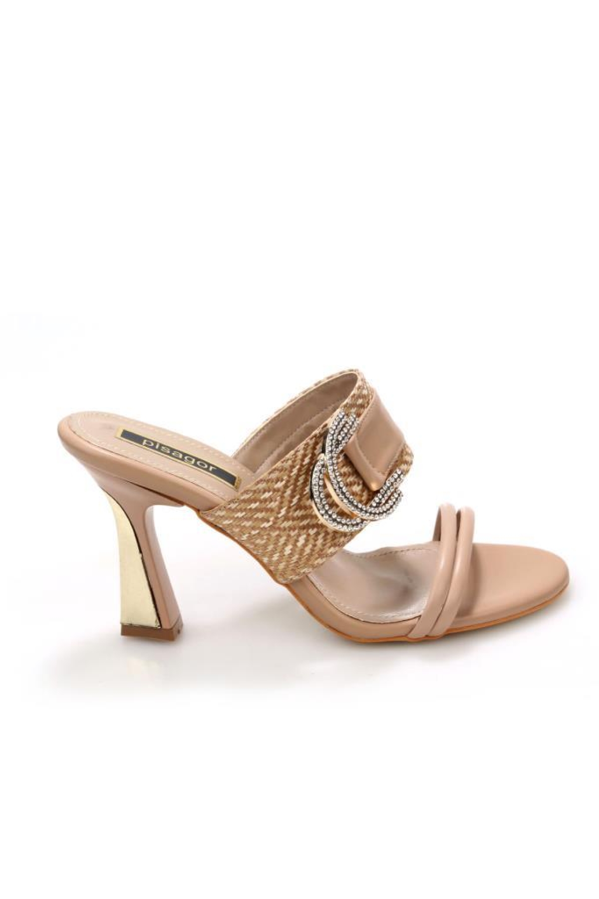 Pisagor Ps-32770 Kadın Topuklu Terlik - Görsel 2