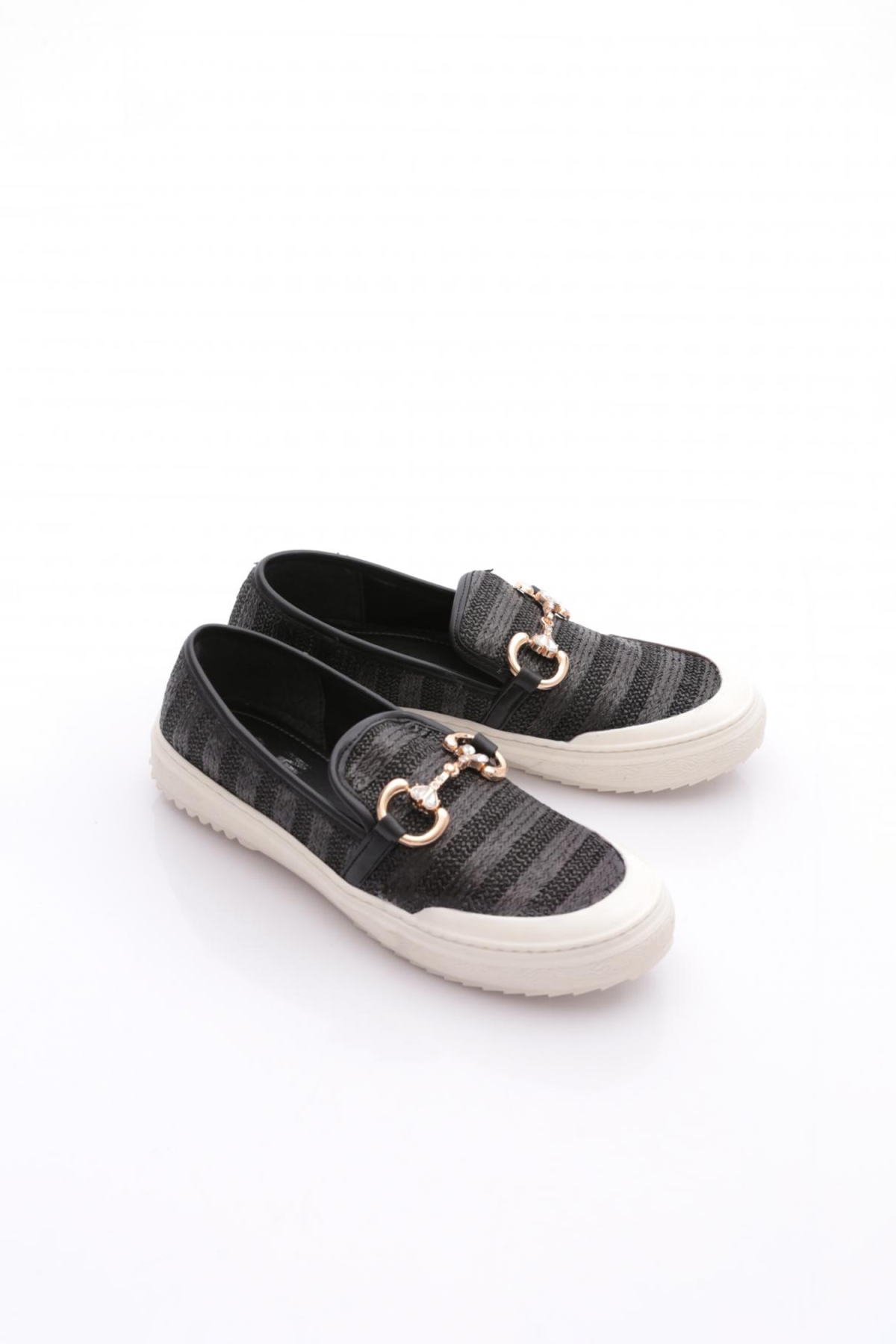 Pm373-K2006 Kadin Metal Aksesuarli Ayakkabi - Görsel 3