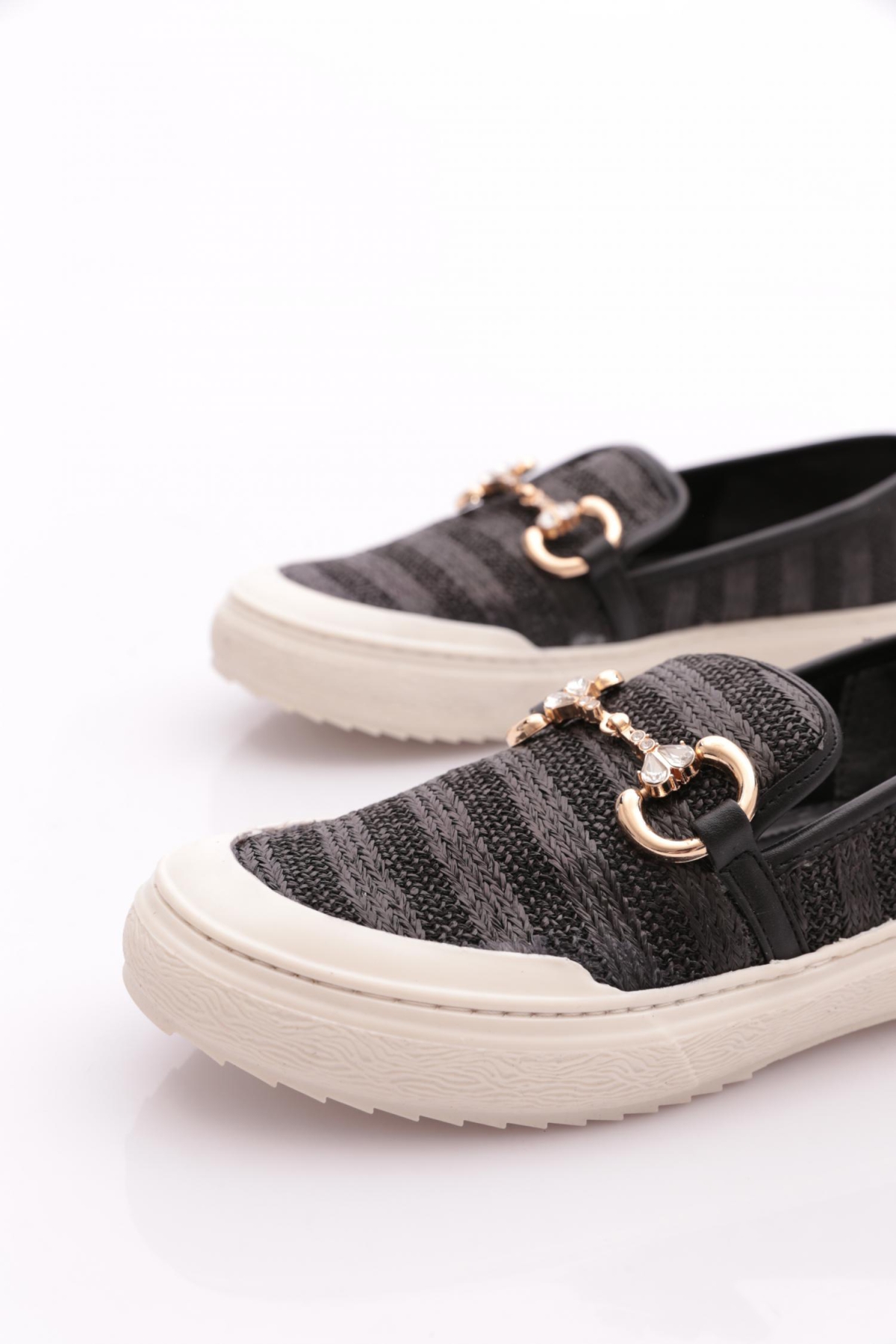 Pm373-K2006 Kadin Metal Aksesuarli Ayakkabi - Görsel 5