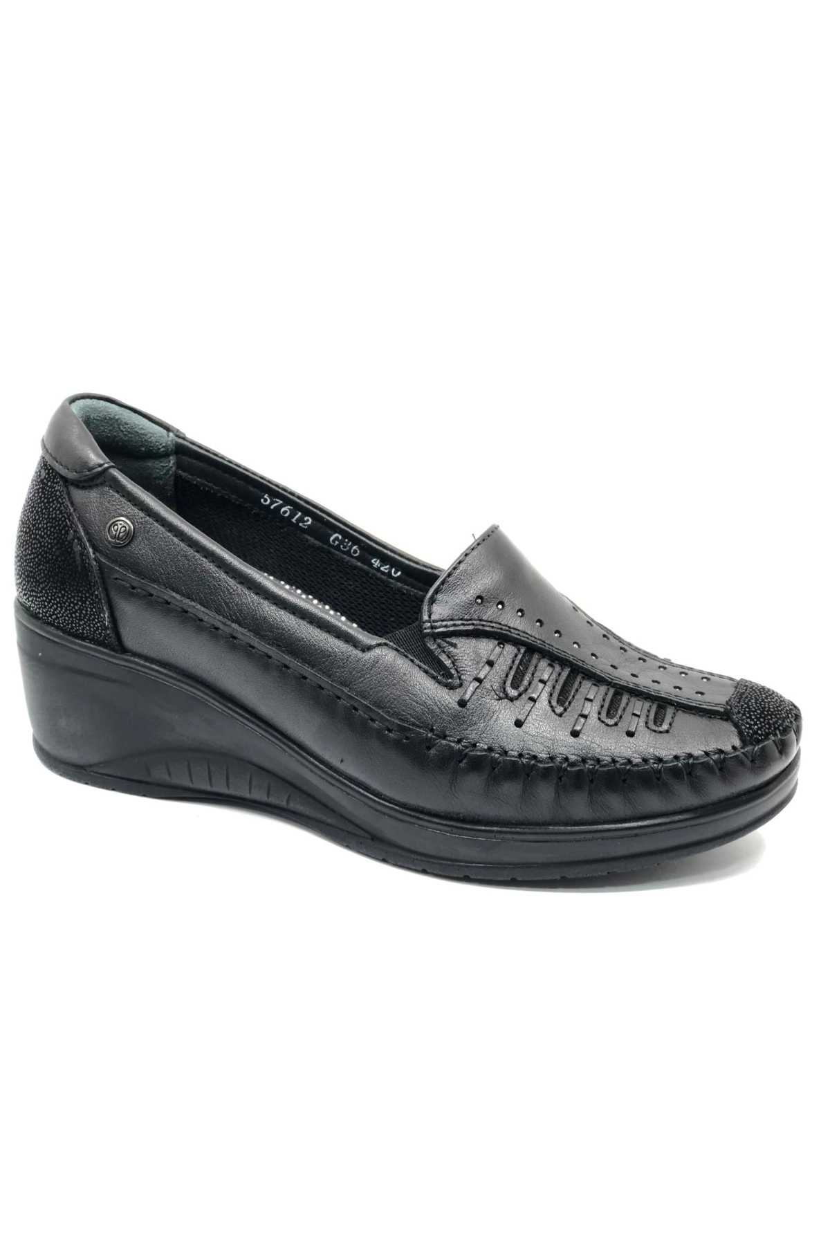 Sahra Hakiki Deri Ortopedik Comfort Kadın Casual Ayakkabı - Görsel 4