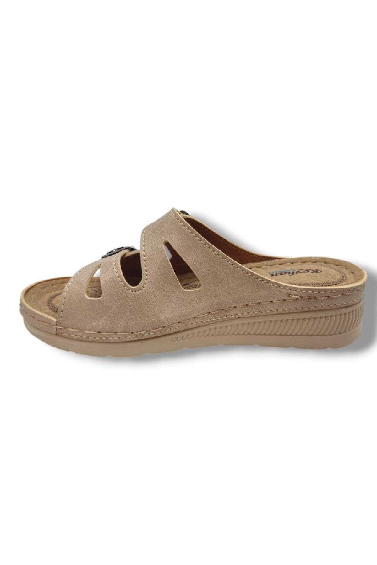 Avox 765-25 Çift Tokalı Comfort Kadın Terlik - Görsel 4